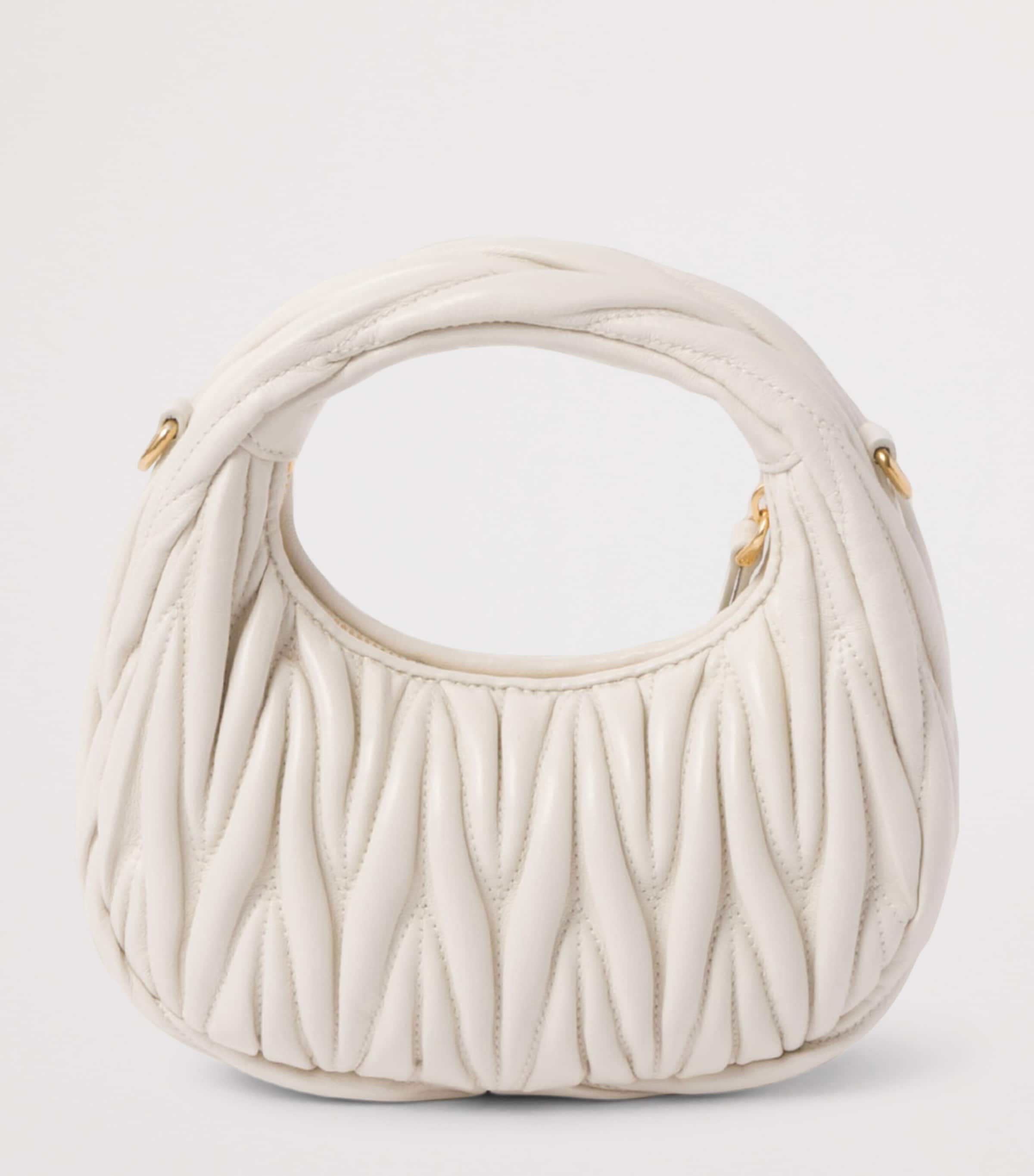 Matelassé Leather Wander Top-Handle Bag F0009 Image 4