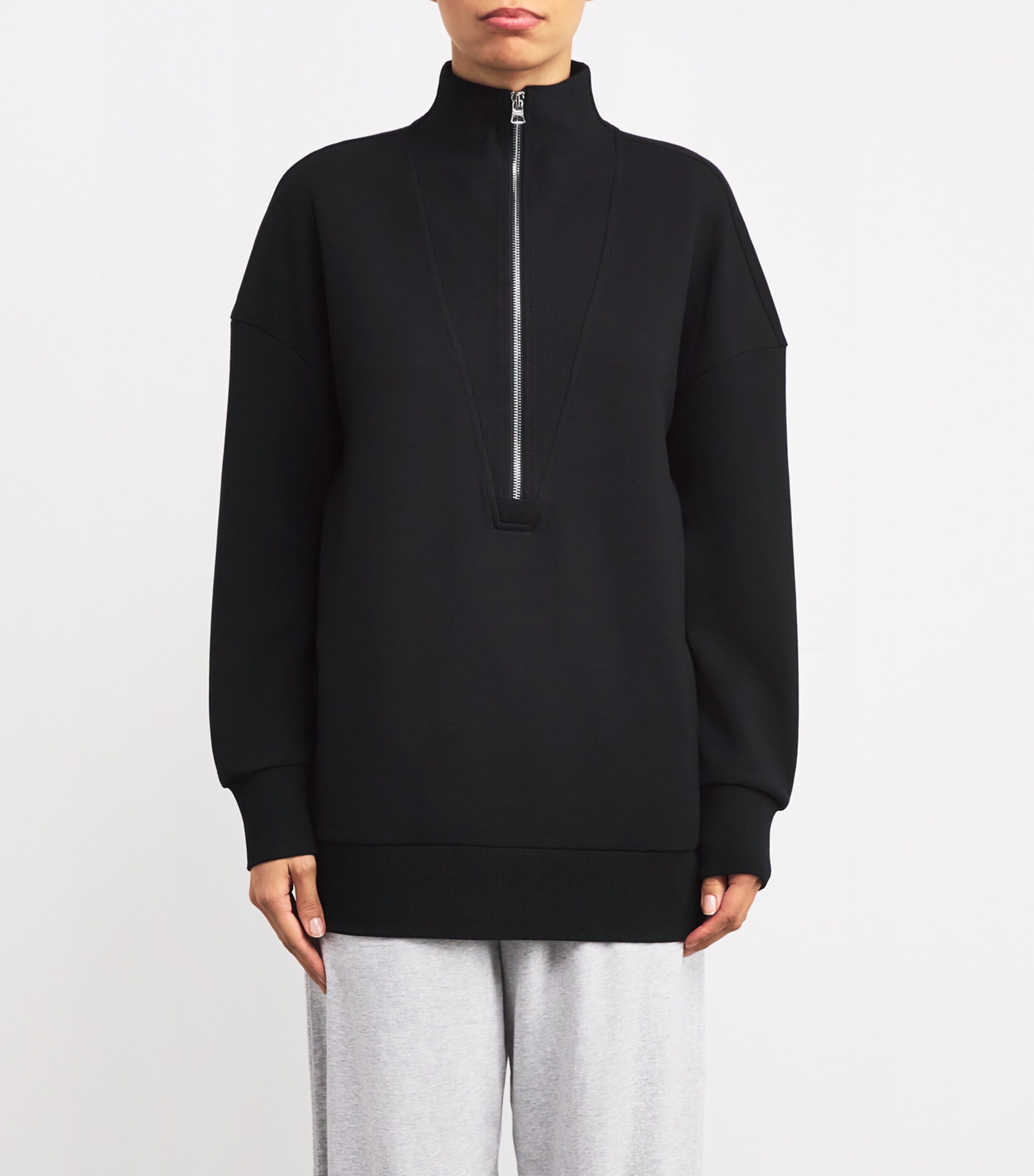 Varley Black Half-Zip Maisie Sweatshirt | Harrods US