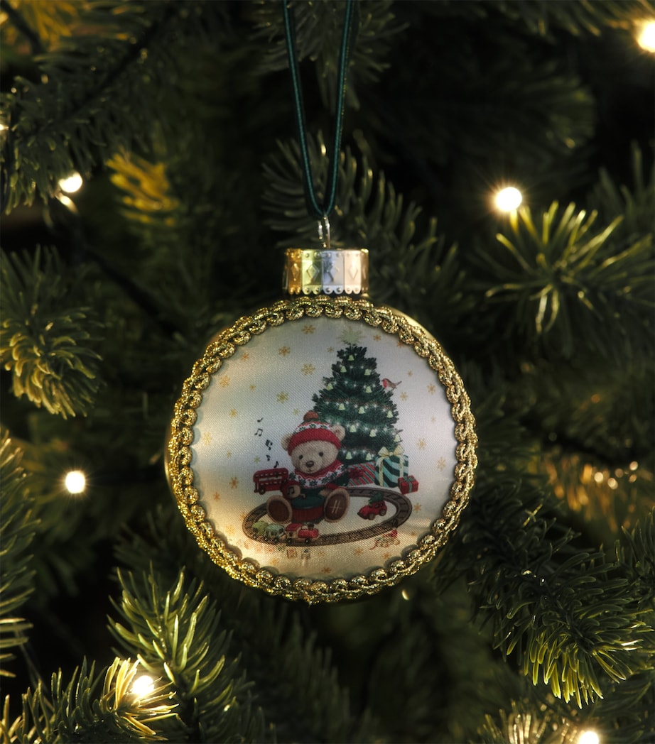 Harrods Harrods Bear Bauble Gold Image 4