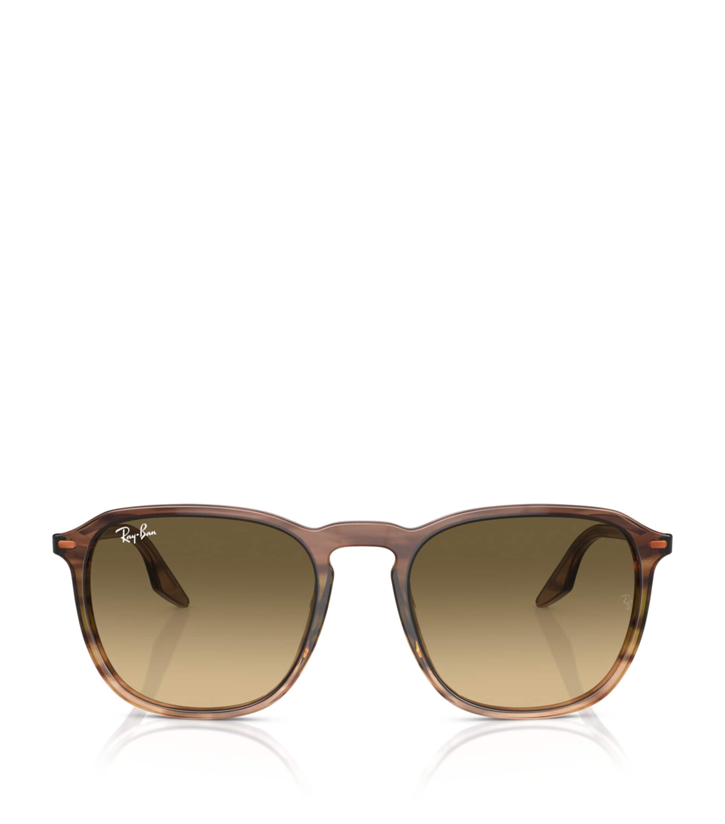 Ray-Ban Acetate Square Sunglasses Brown Image 1