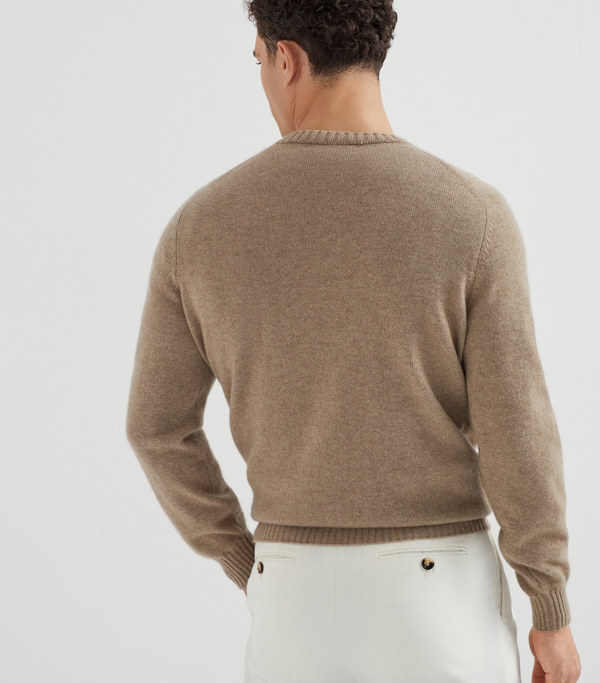 Cashmere Crew-Neck Sweater C077 Image 3