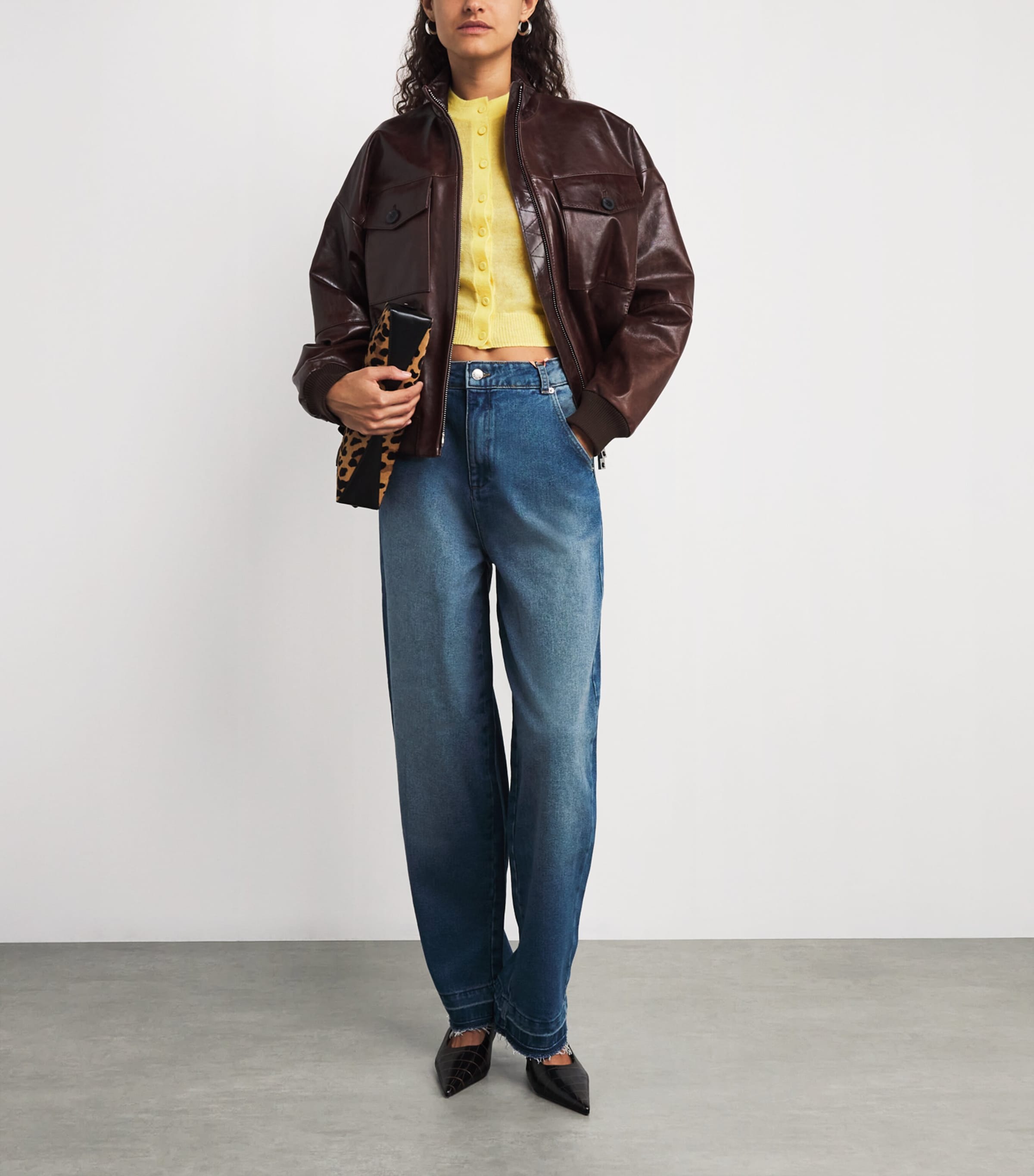 Wool-Alpaca-Blend Cardigan YELLOW Image 2