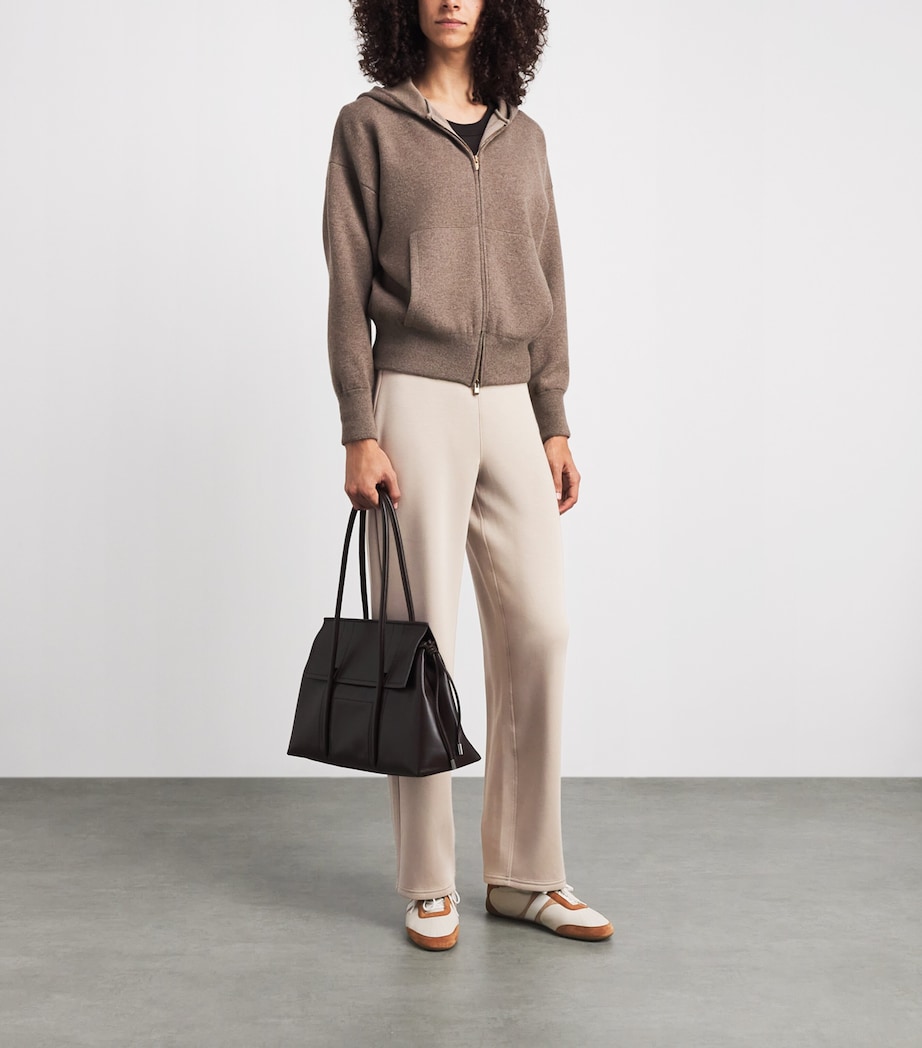 SPANX Womens Spanx AirEssentials Wide-Leg Sweatpants Dune Image 2
