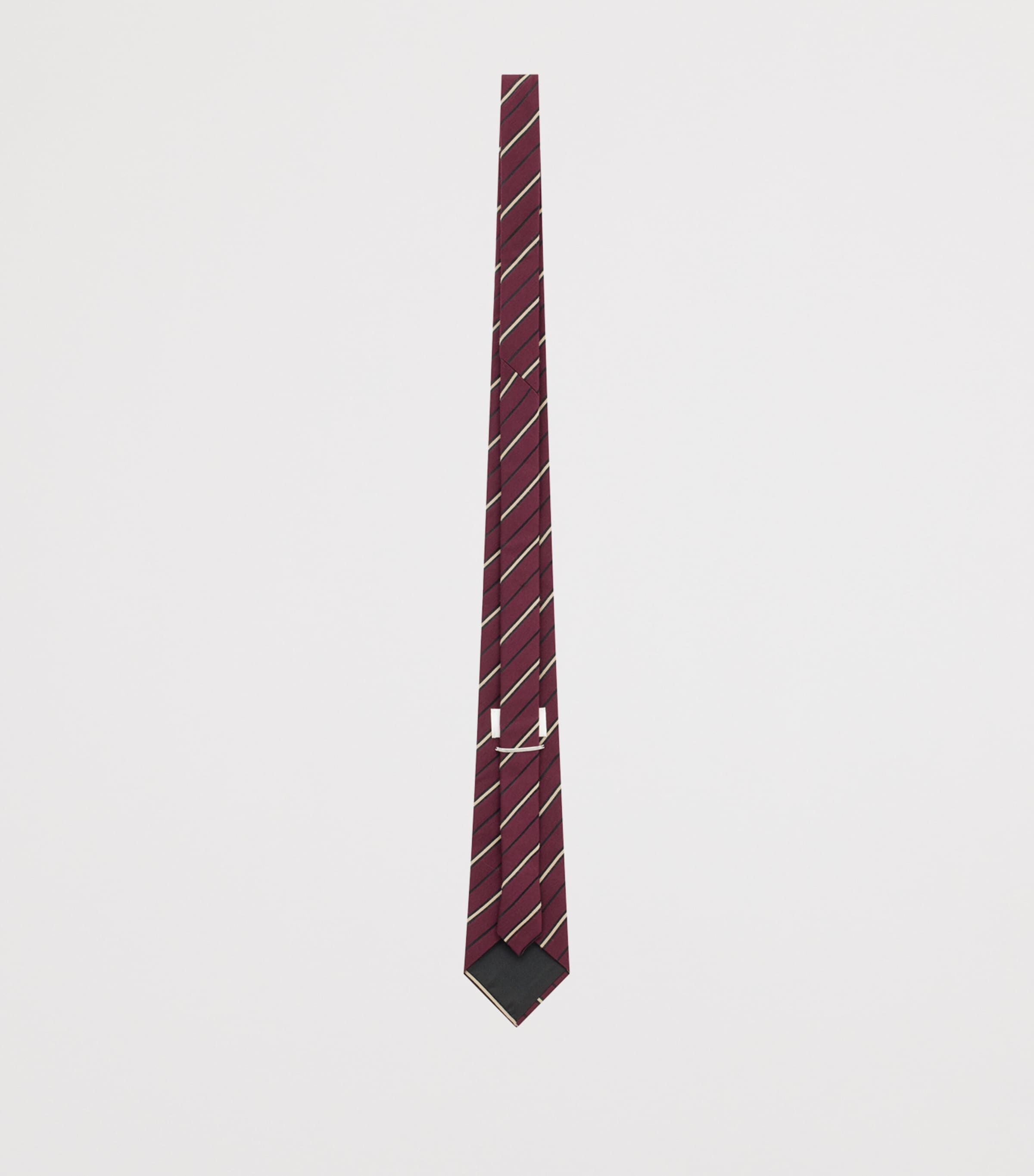 Silk-Wool Jacquard Stripe Tie 6488 Image 2