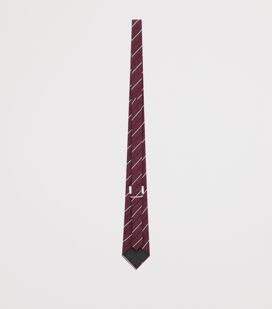 Silk-Wool Jacquard Stripe Tie 6488 Image 2
