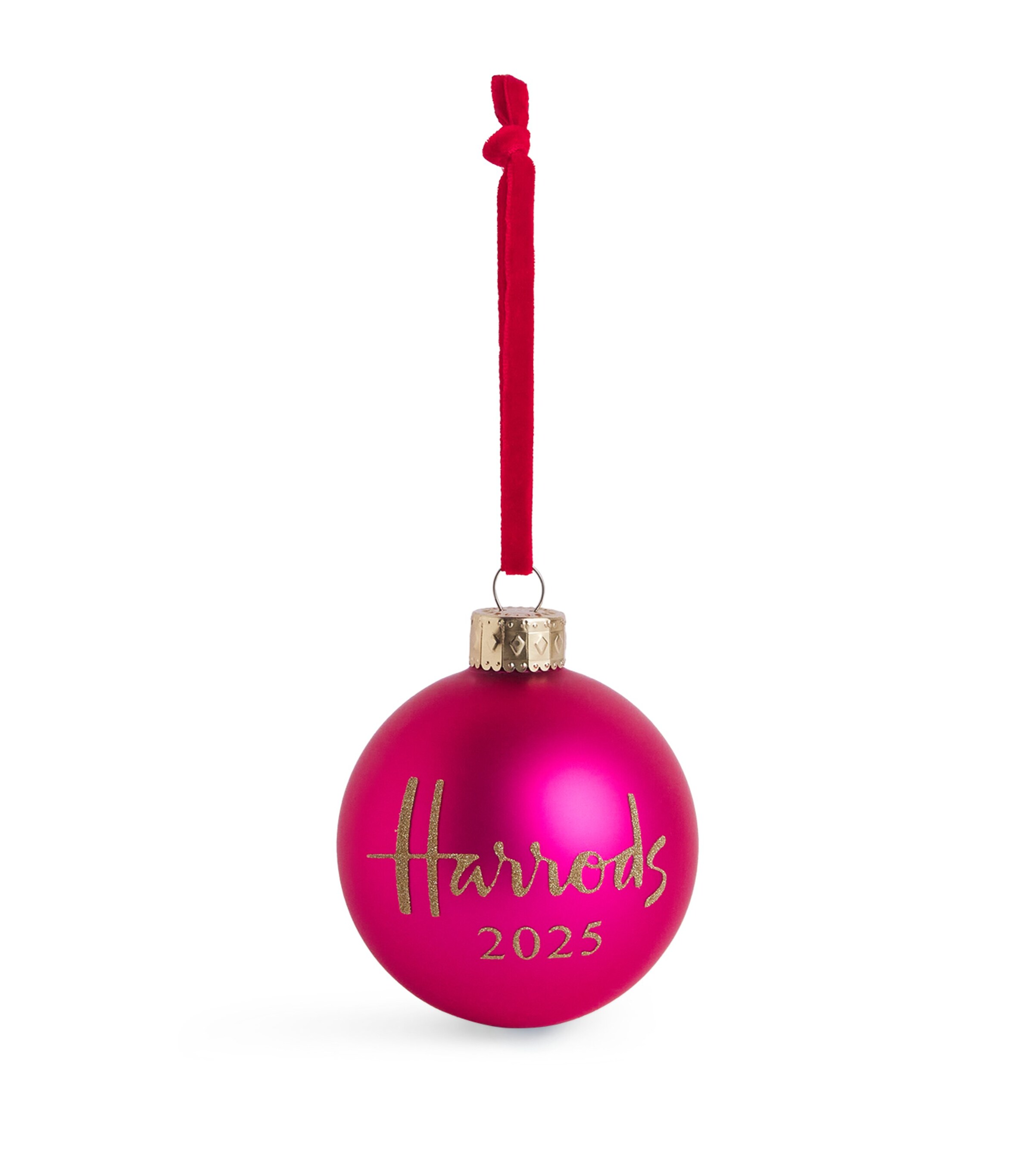 Harrods 2025 Year Bauble | Christmas | Designers | Harrods | Decorations | Baubles