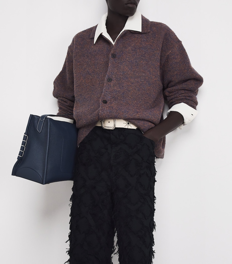 Fringed Cotton Twill Nikos Jeans FRINGED BLACK TWILL Image 6