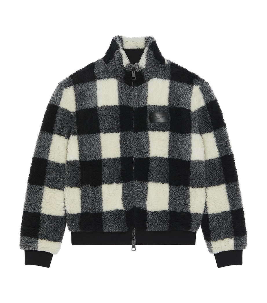 Givenchy Mens Fleece Bomber Jacket Image 1