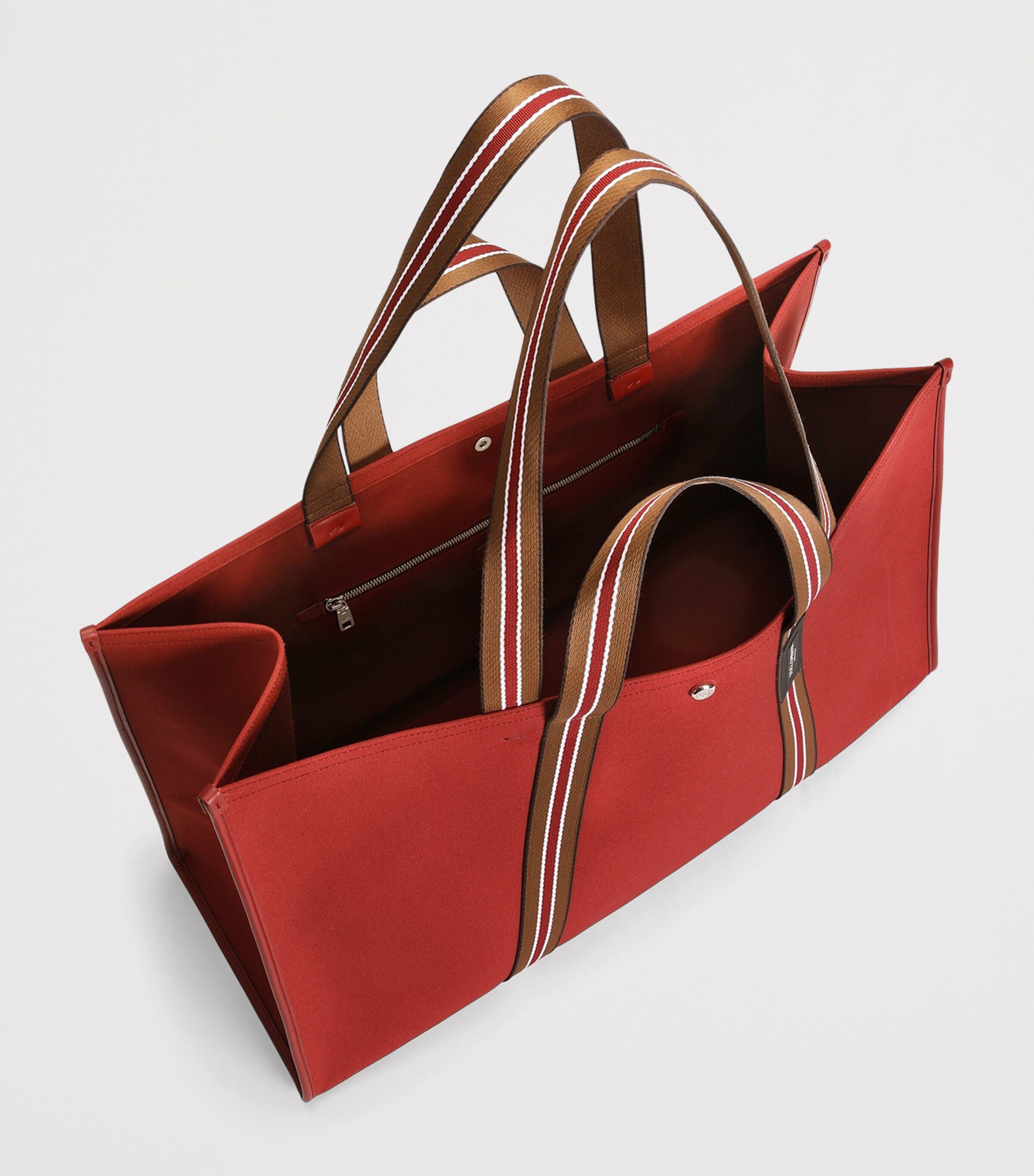 Dolce&Gabbana Cotton-Blend Tote Bag Red/multicolor Image 4