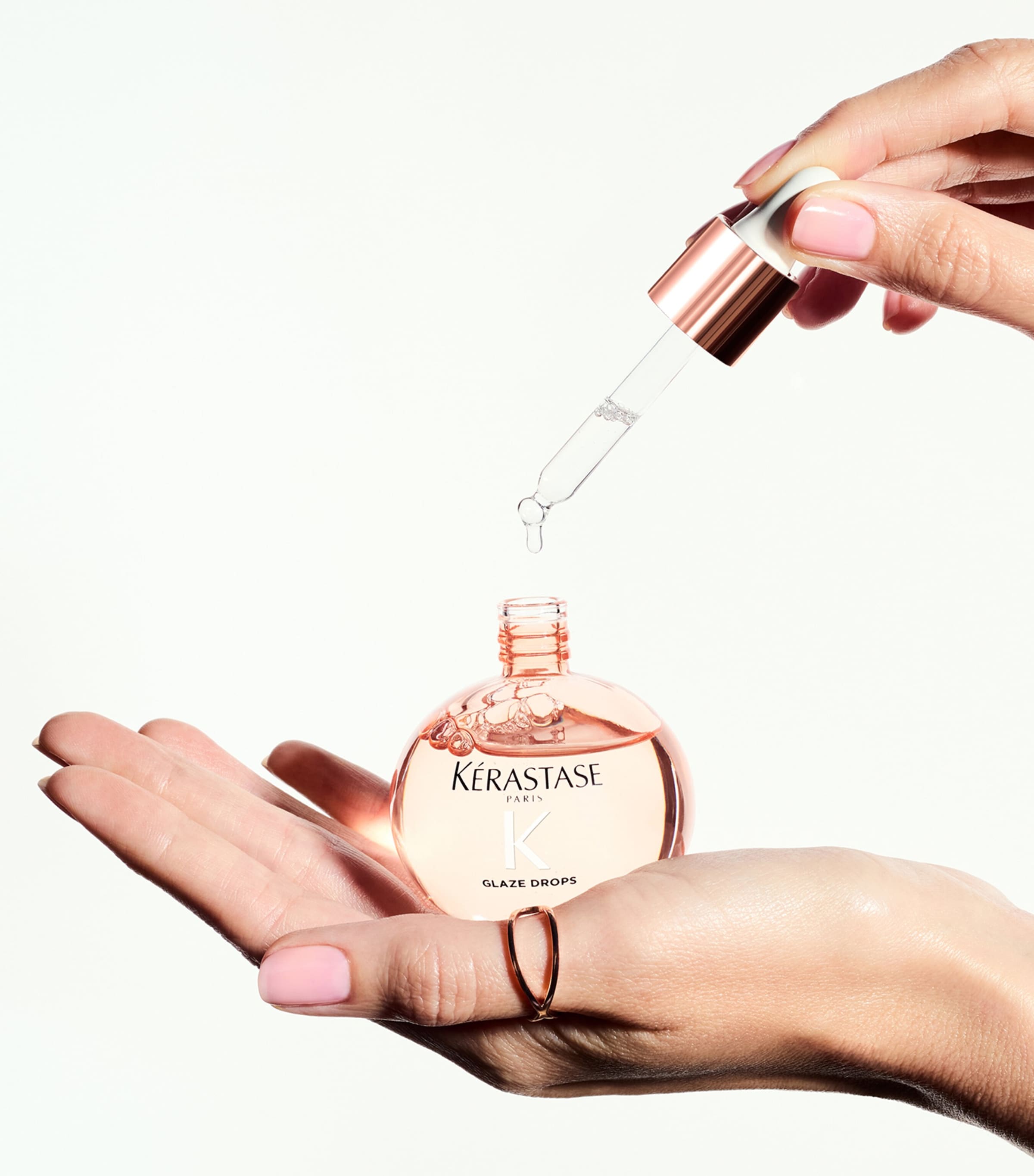 Kerastase Gloss Absolu Glaze Drops Wild Rose Hair Oil (45ml), image 2 of 4