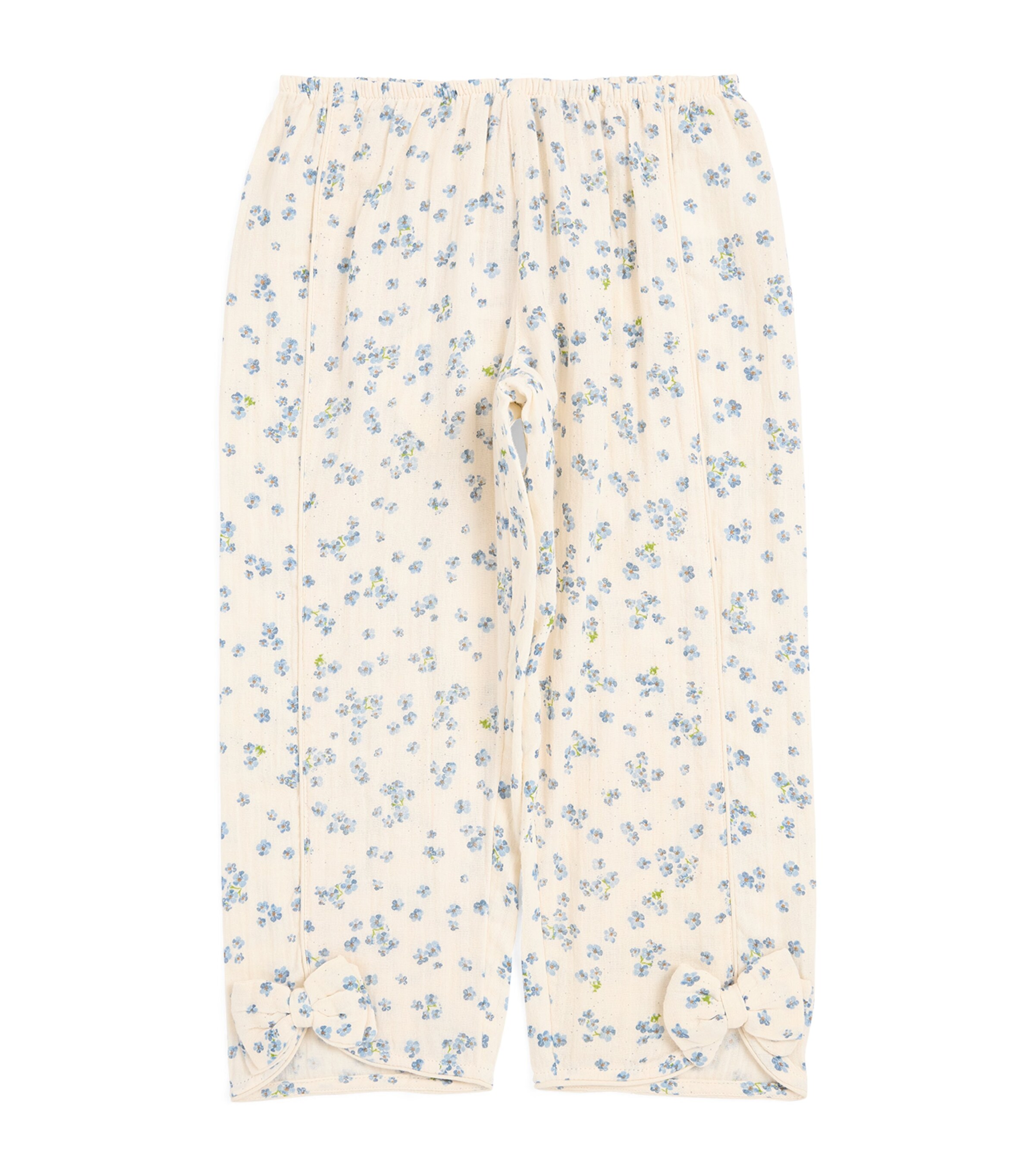 x RHW Muslin Floral Trousers (5-8 Years) FORGET ME NOT Image 1