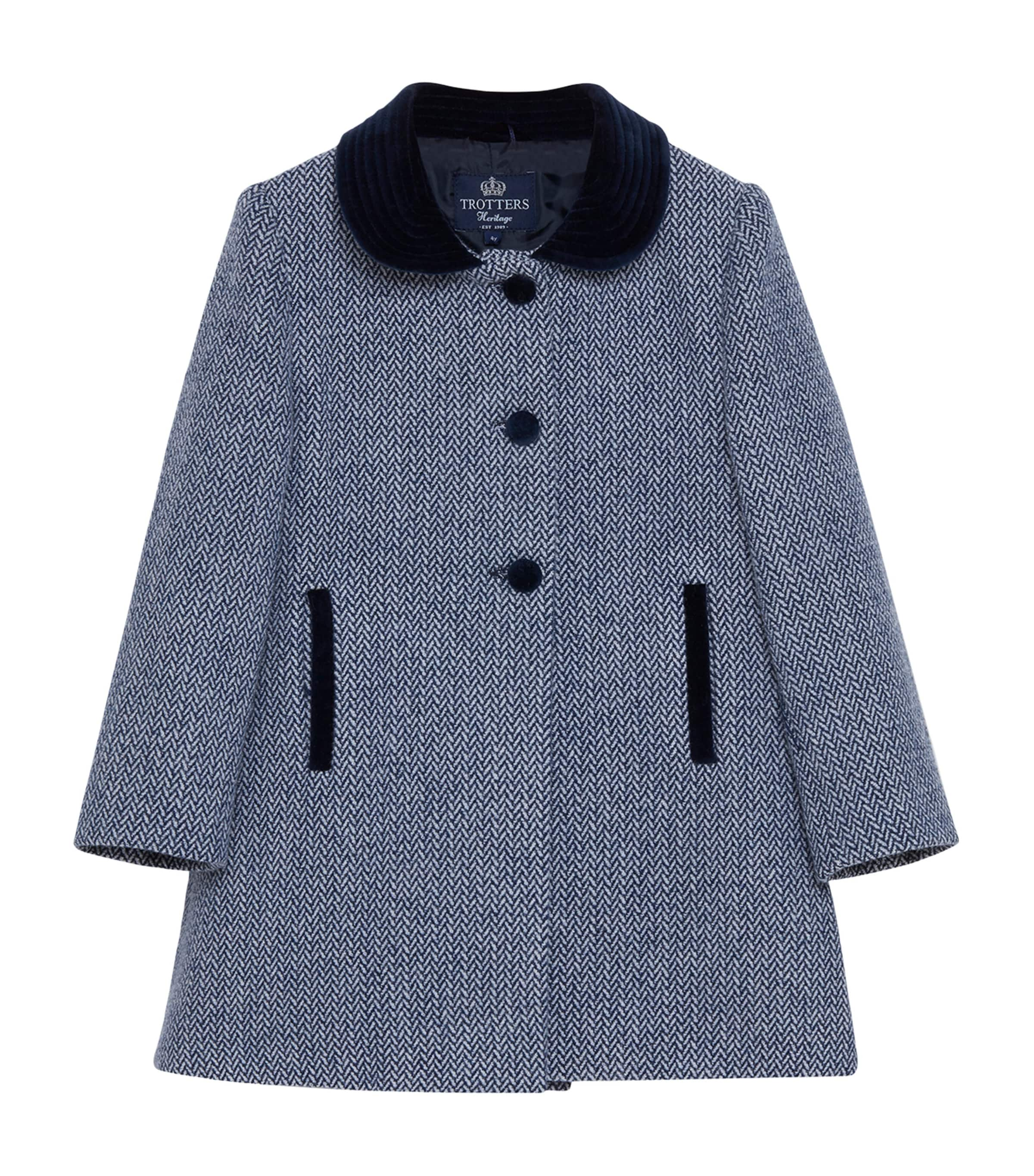 Shop Trotters Matilda Swing Coat In Navy