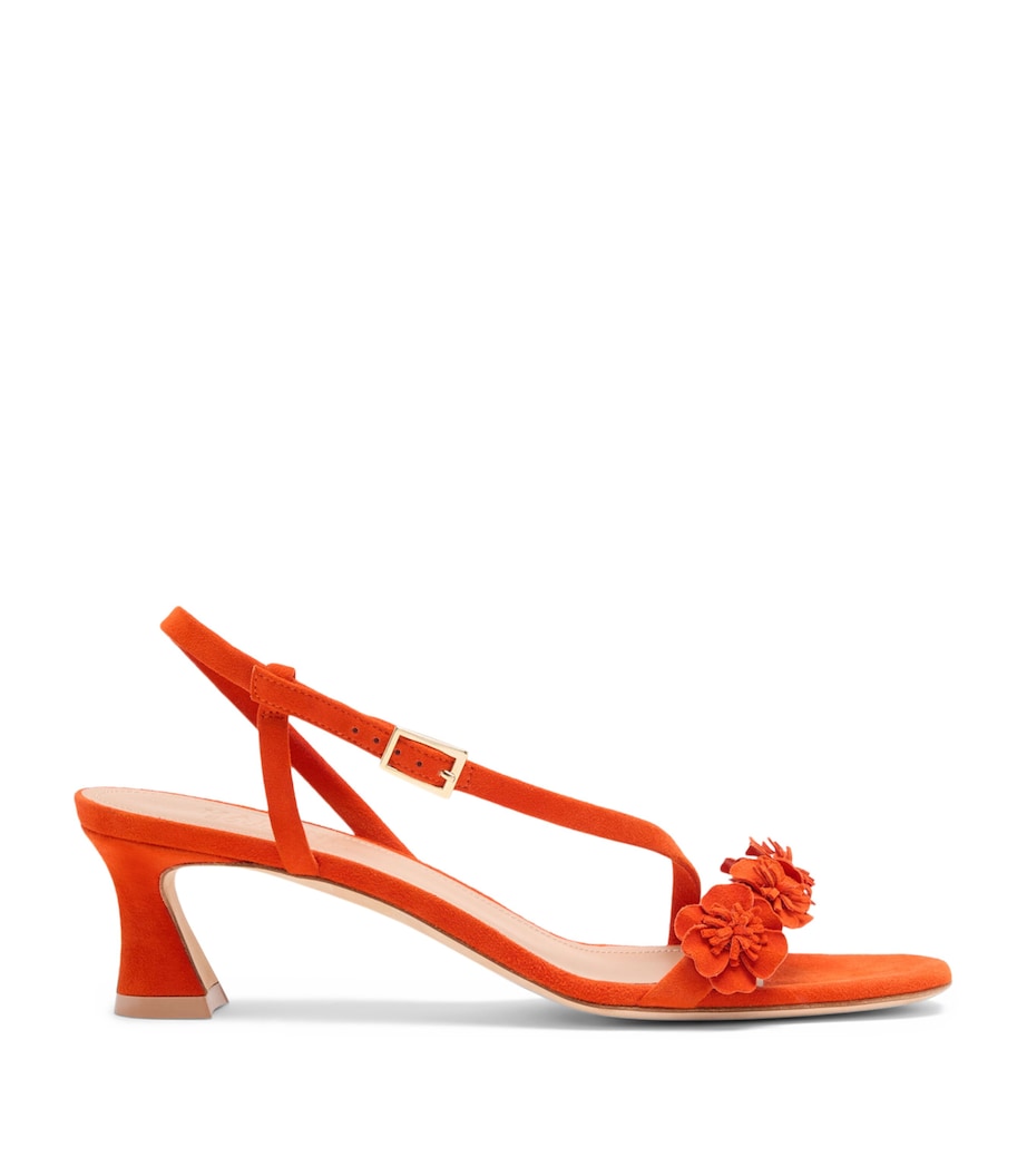 Malone Souliers Suede Serra Heeled Sandals 45 Marigold Image 1