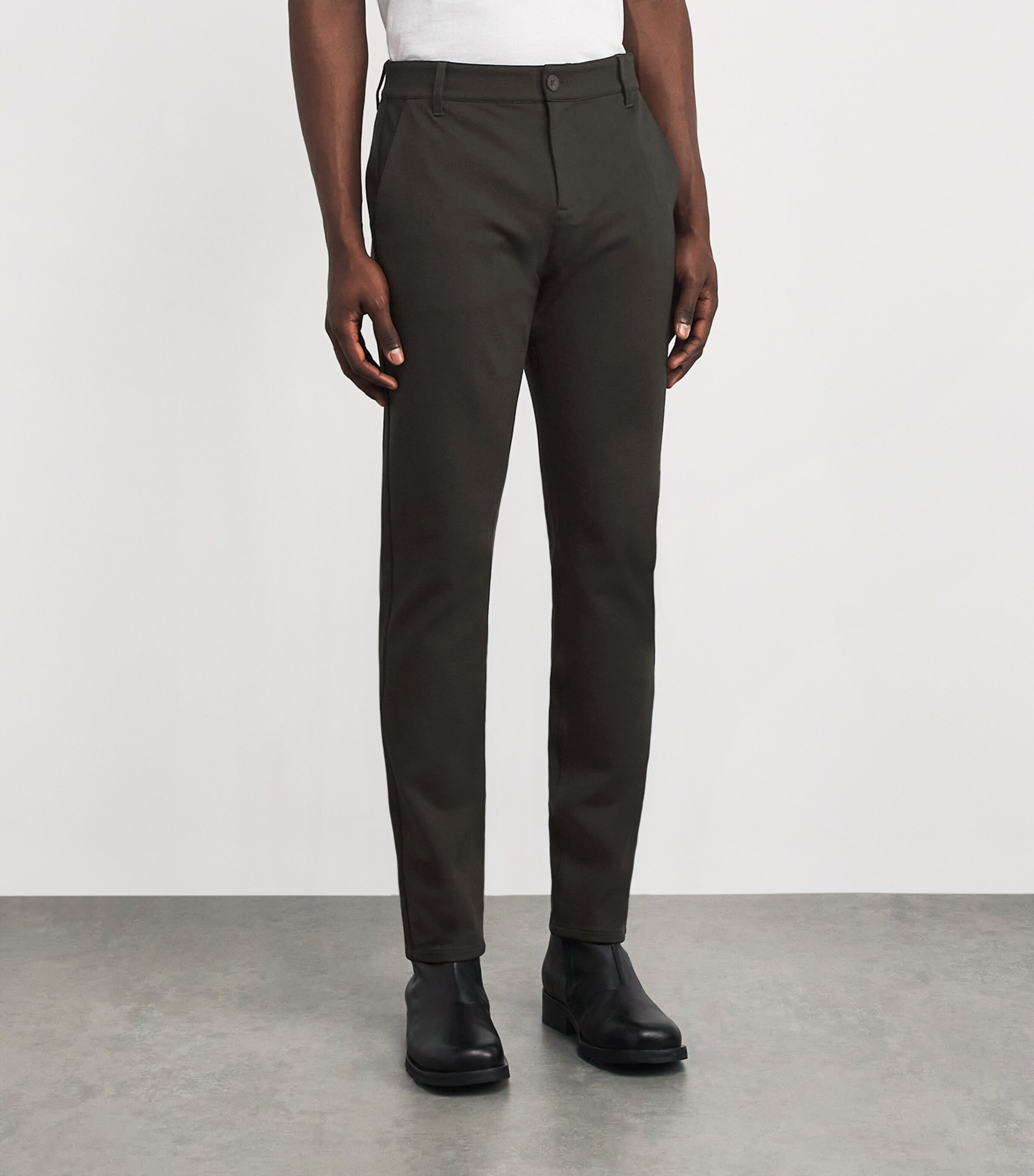 PAIGE Mens Stafford Trousers Pine Needle Image 3