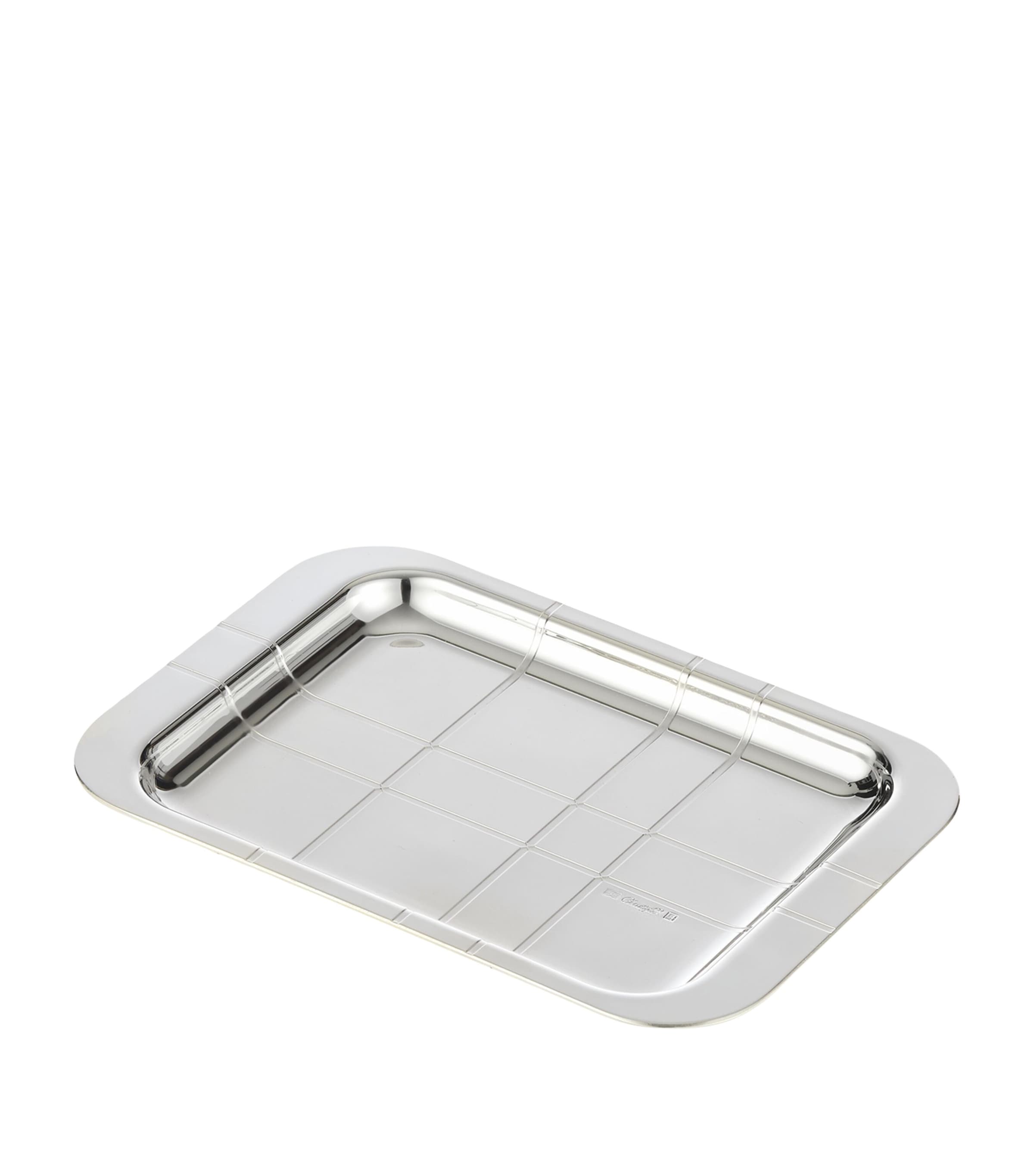 Silver-Plated Graphik Tray (15cm x 10cm) SILVER Image 3