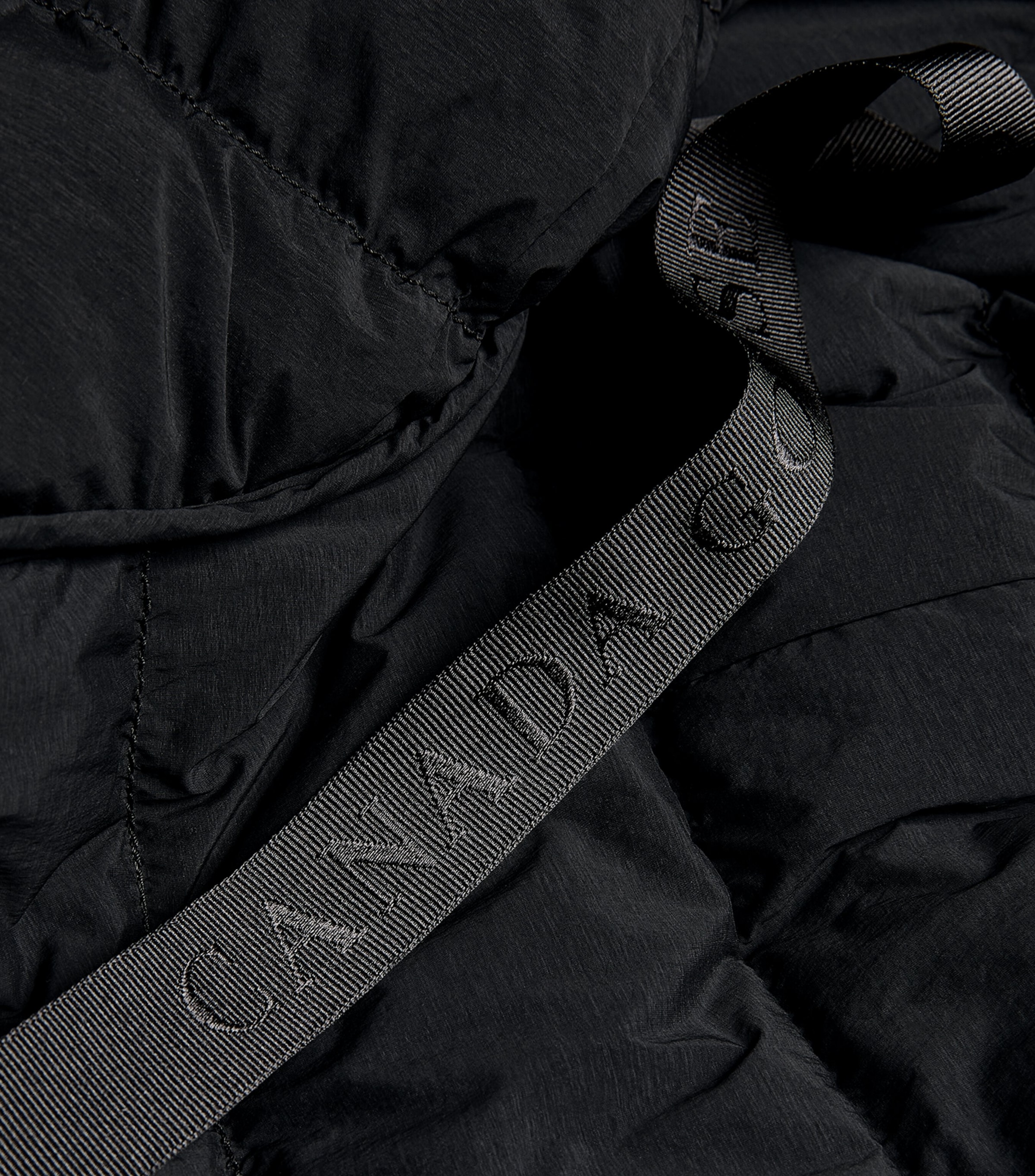 Down-Filled Clair Long Coat 9061 BLACK Image 4