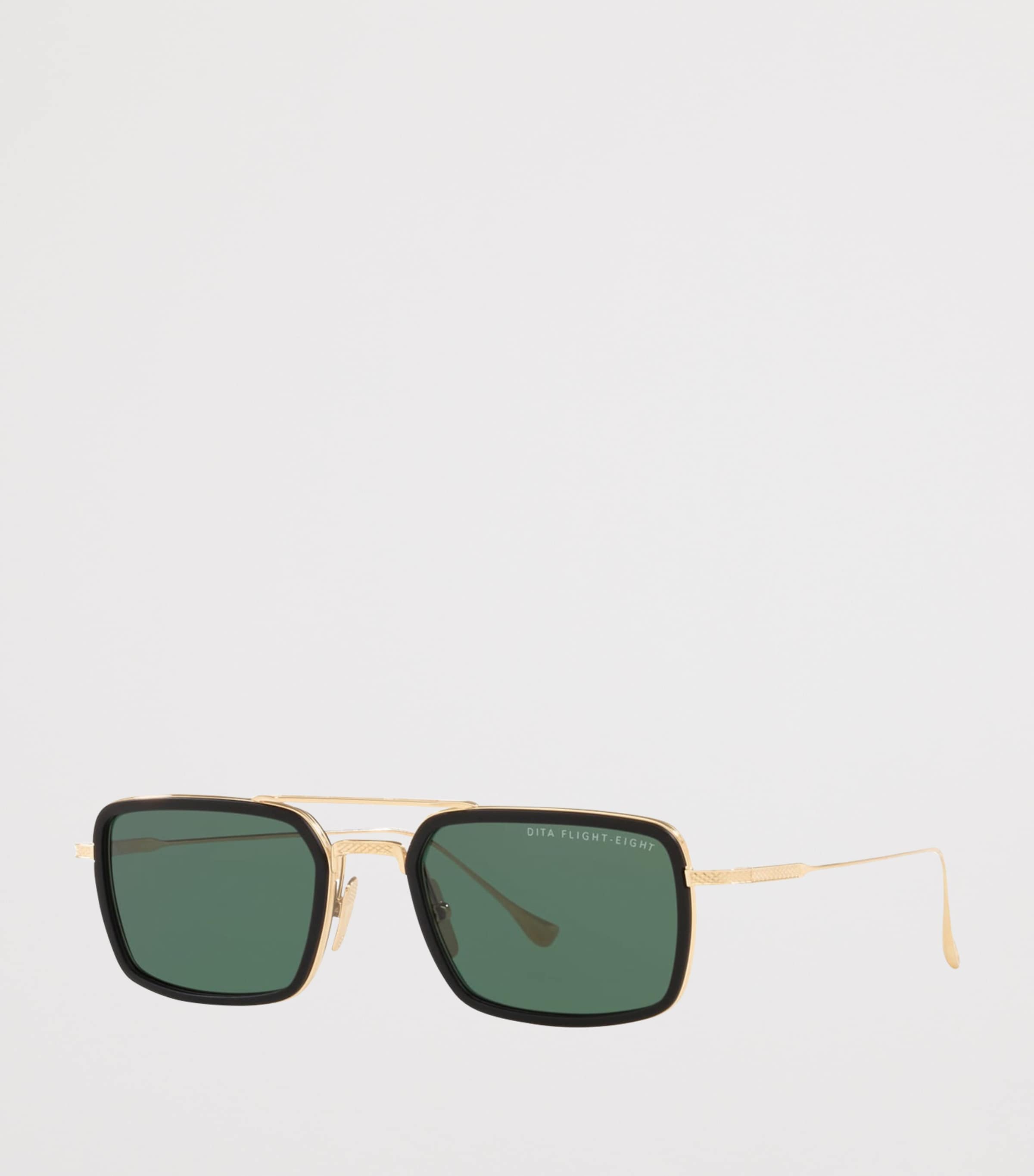 DITA Flight Eight Rectangle Sunglasses Black Image 2