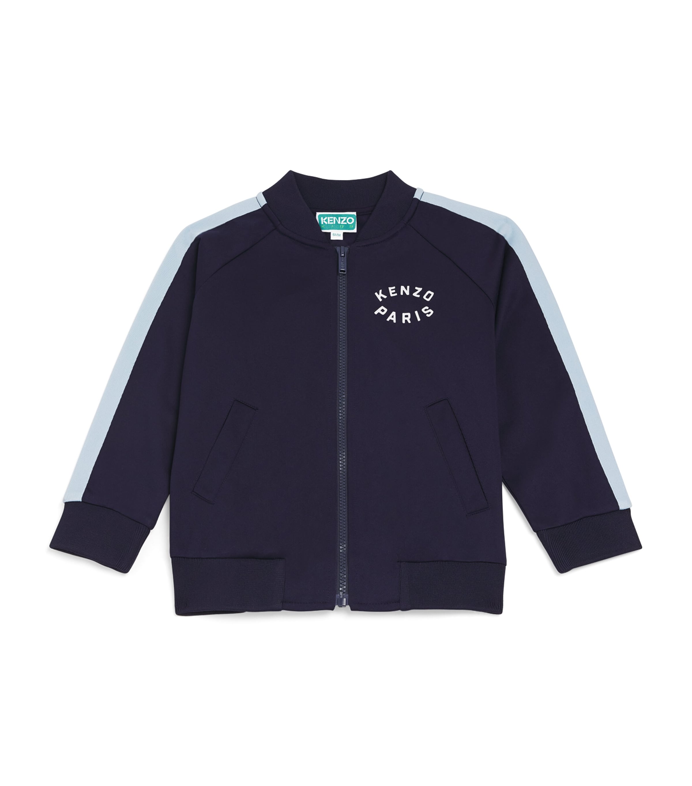 Kenzo Kids Striped Track Jacket (2-14 Years) Navy Image 1