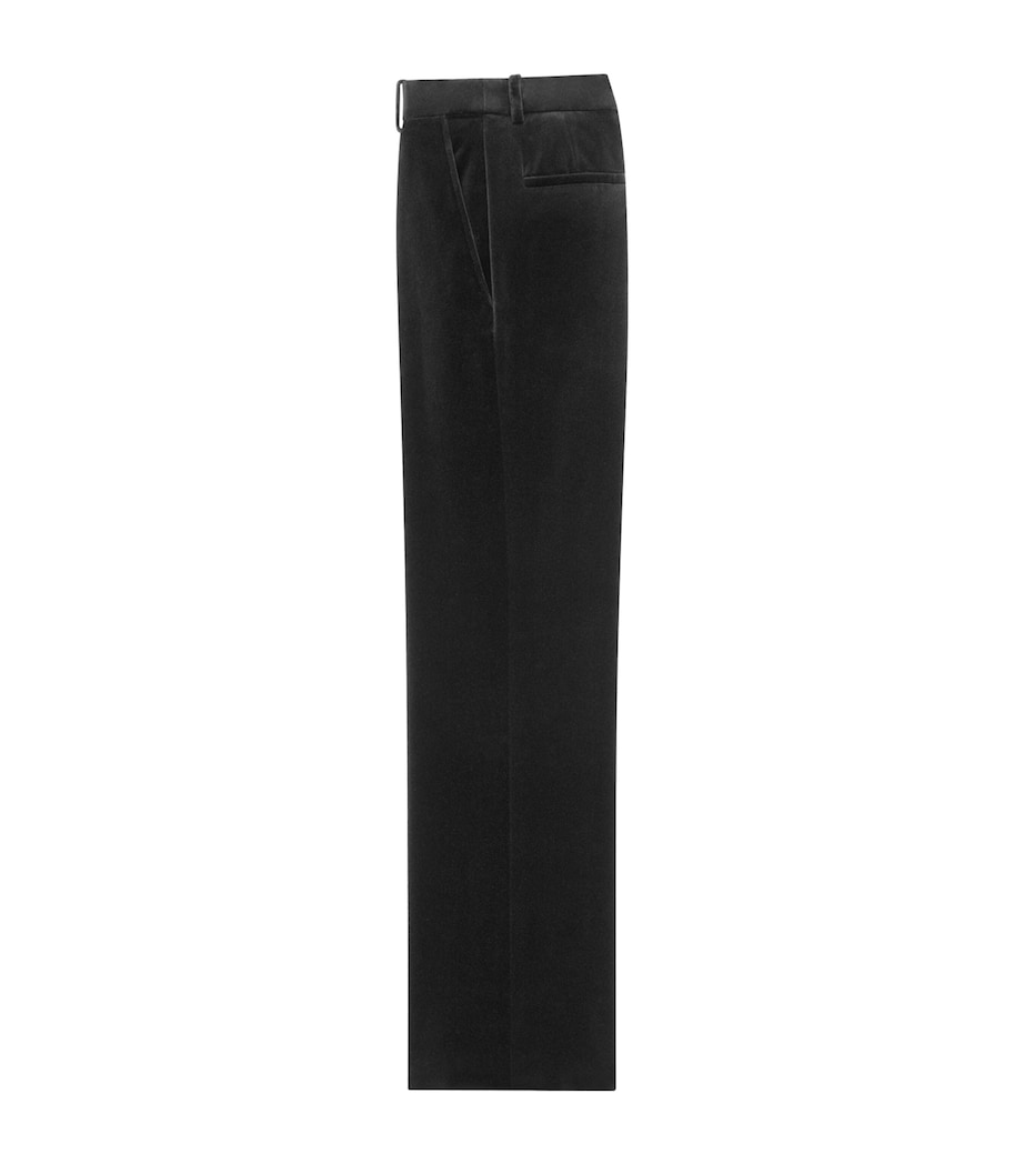 Velvet Straight Trousers 1000 Image 2