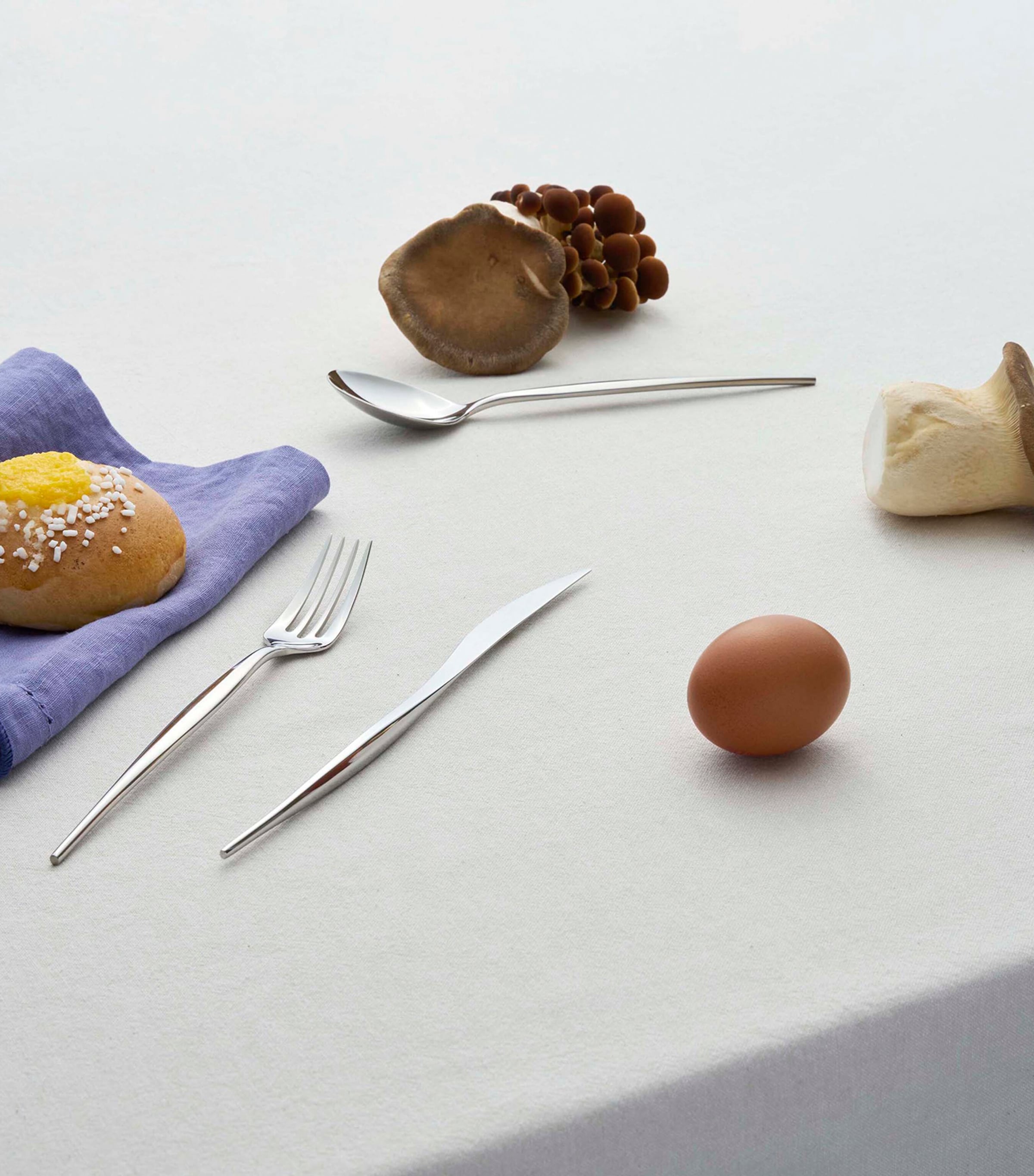 Stainless Steel Natura 75-Piece Cutlery Set STEEL Image 4