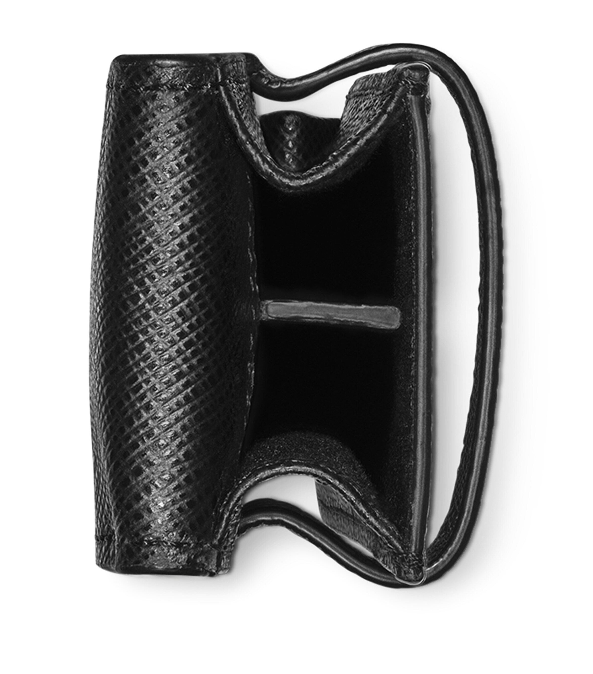 Leather Sartorial 2-Pen Pouch BLACK Image 2