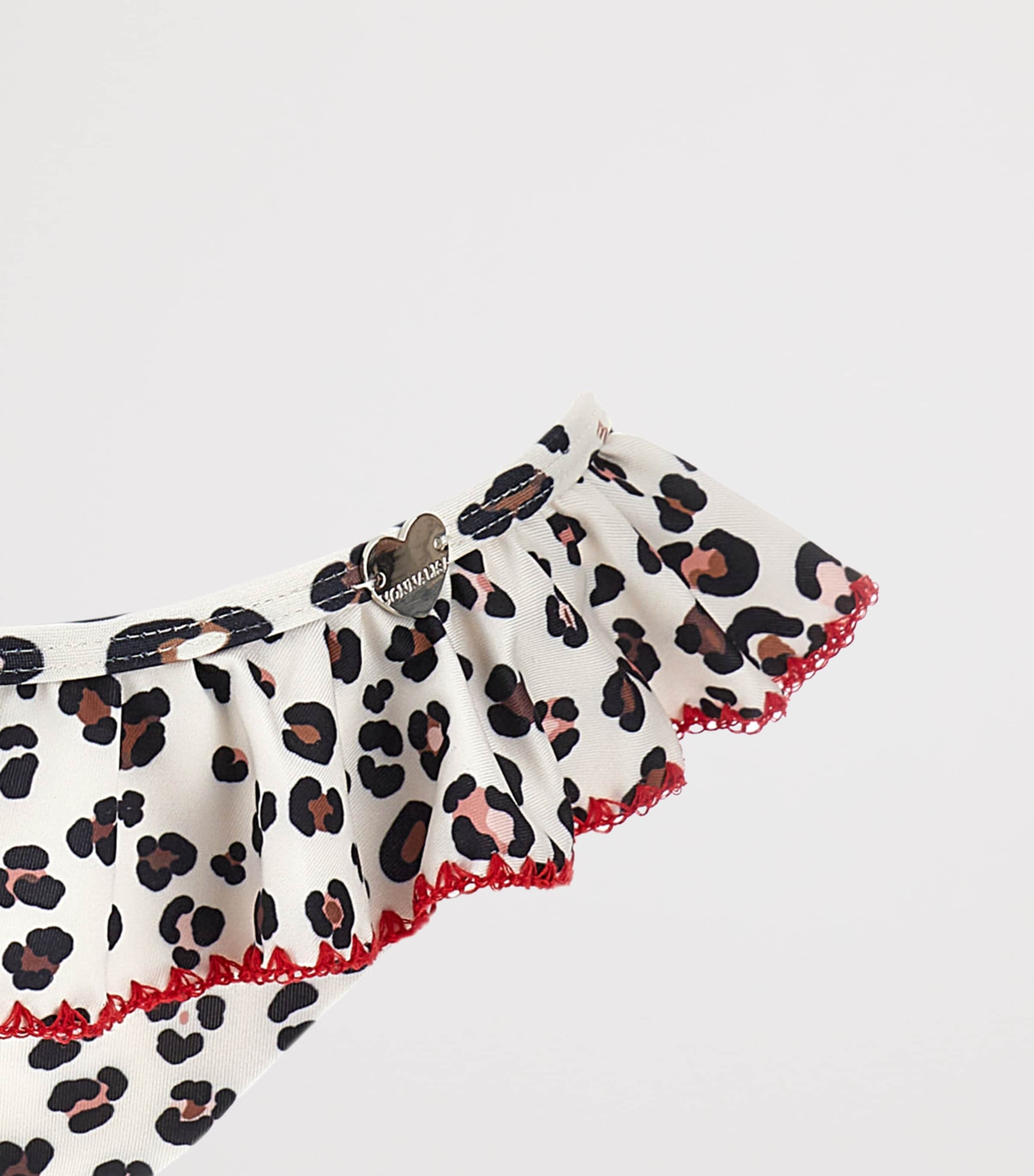Animal Print Ruffle-Trim Bikini Set (2-12 Years) MACULATO Image 3