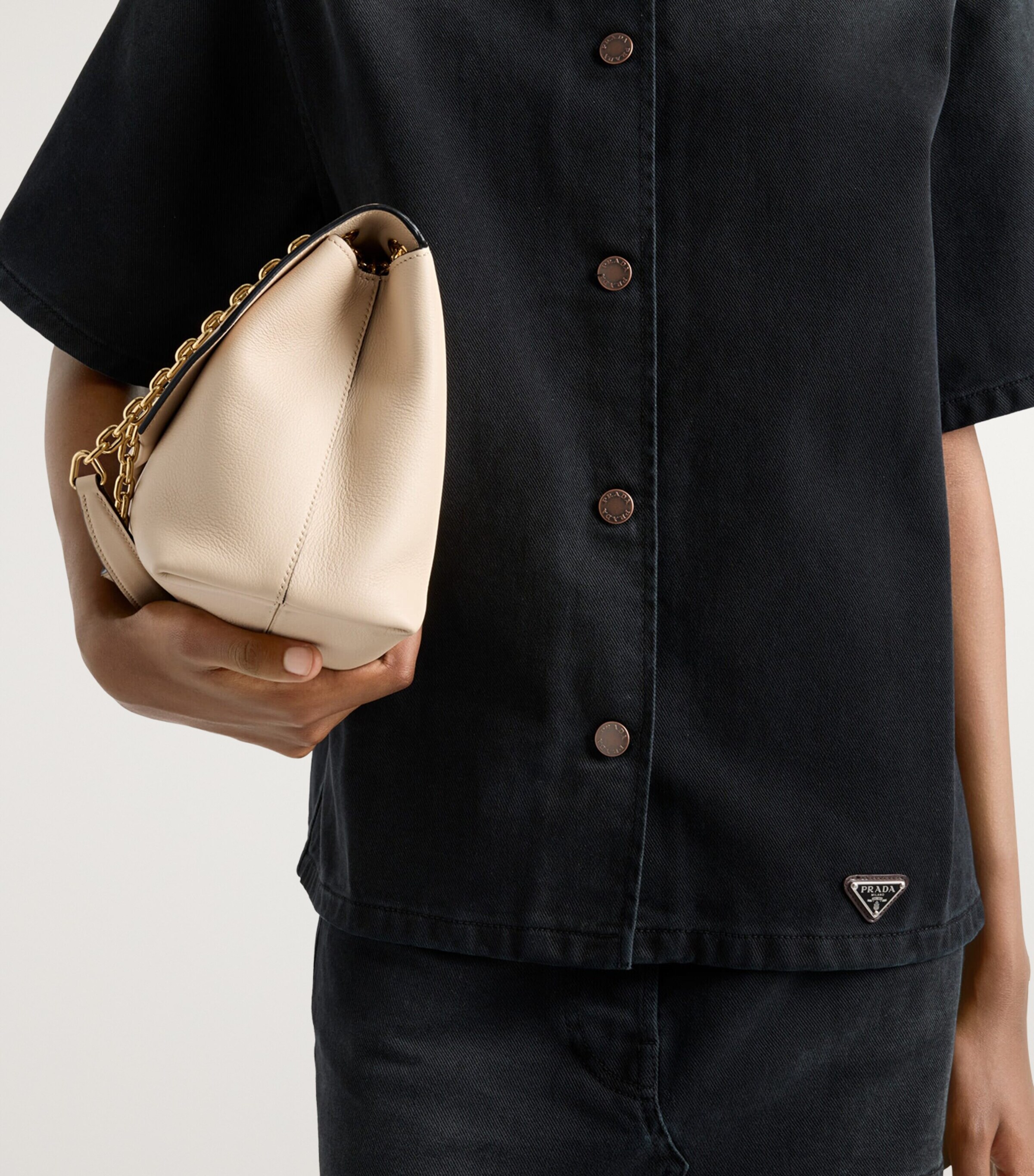 Prada Womens Denim Shirt Image 5