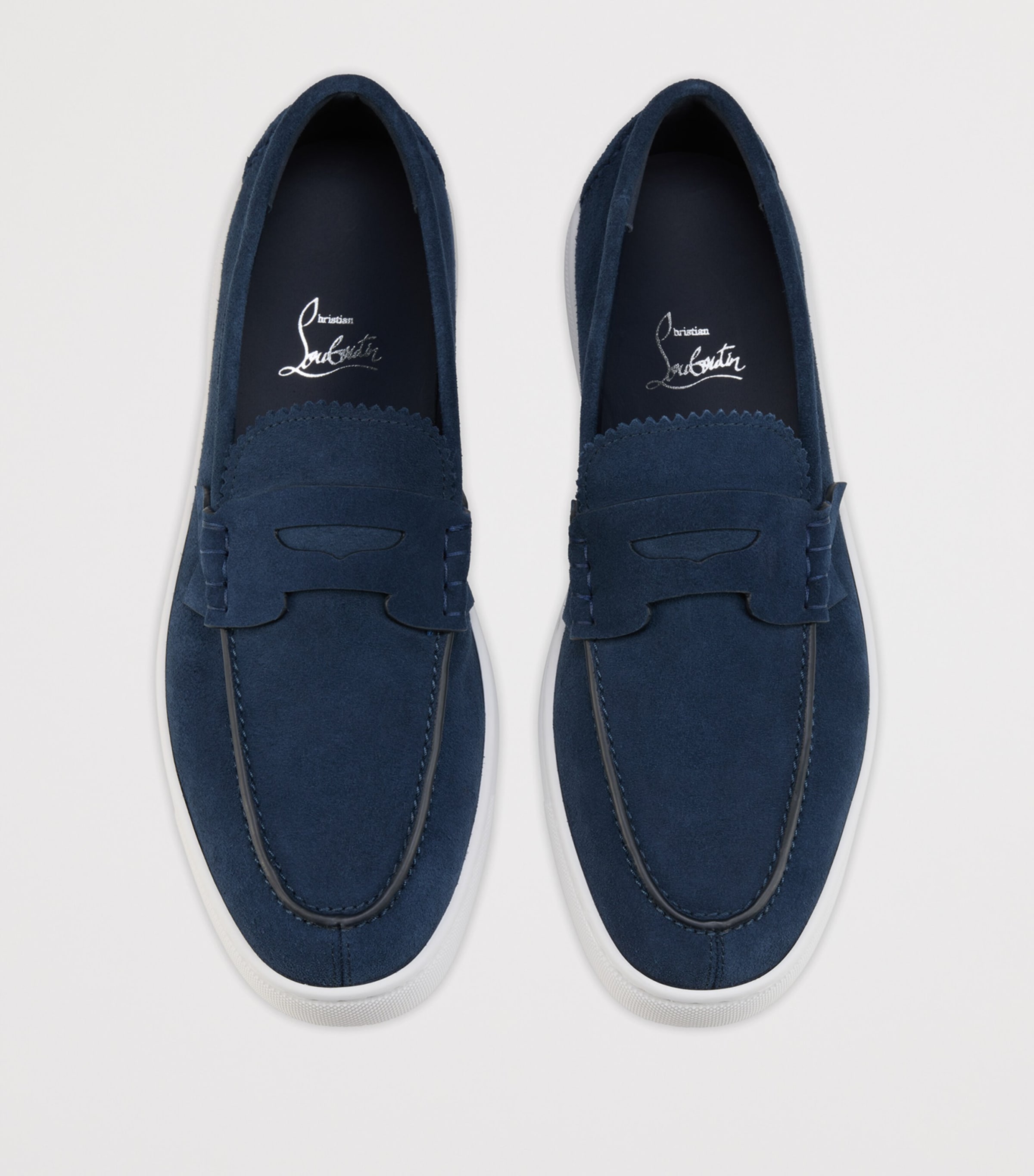 Christian Louboutin The Harold I Suede Boat Shoes Image 3