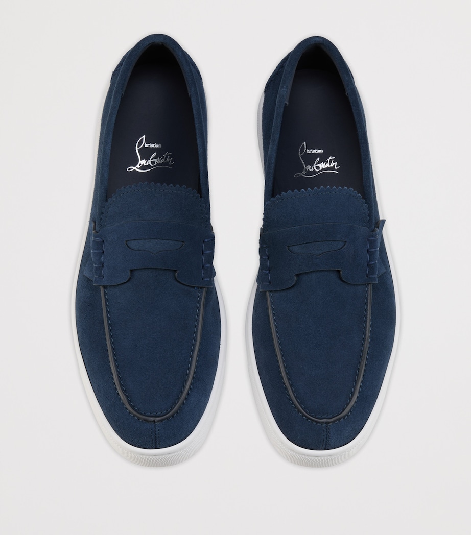 Christian Louboutin The Harold I Suede Boat Shoes Image 3