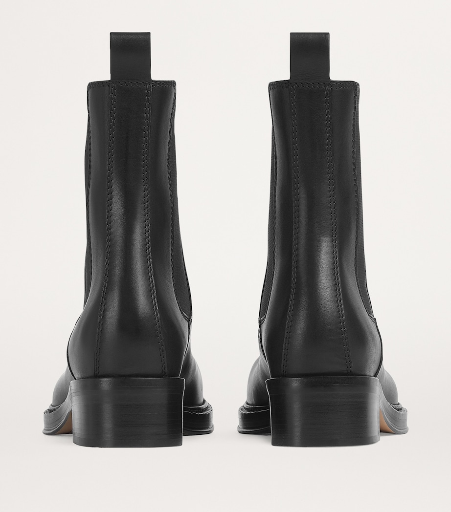 Bottega Veneta Leather Cliff Chelsea Boots Image 2