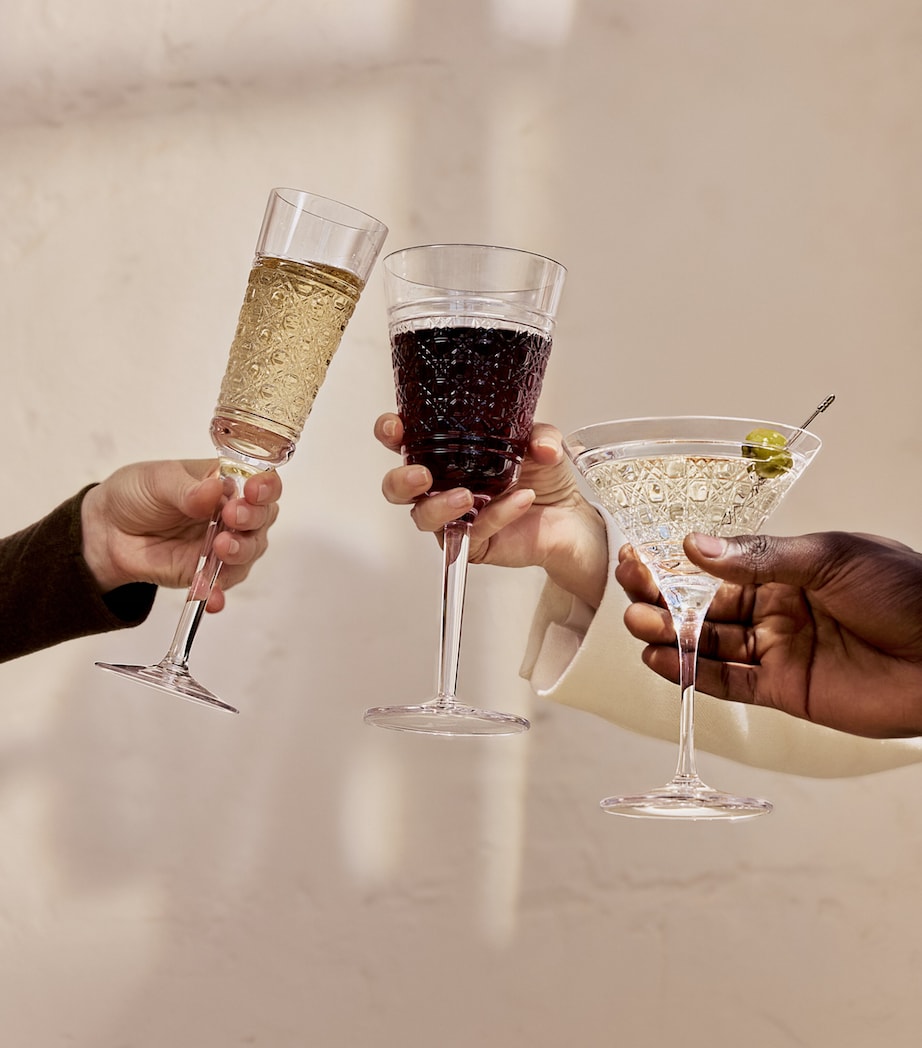 Set of 2 Crystal Opulence Champagne Flutes (185ml) CLEAR Image 2