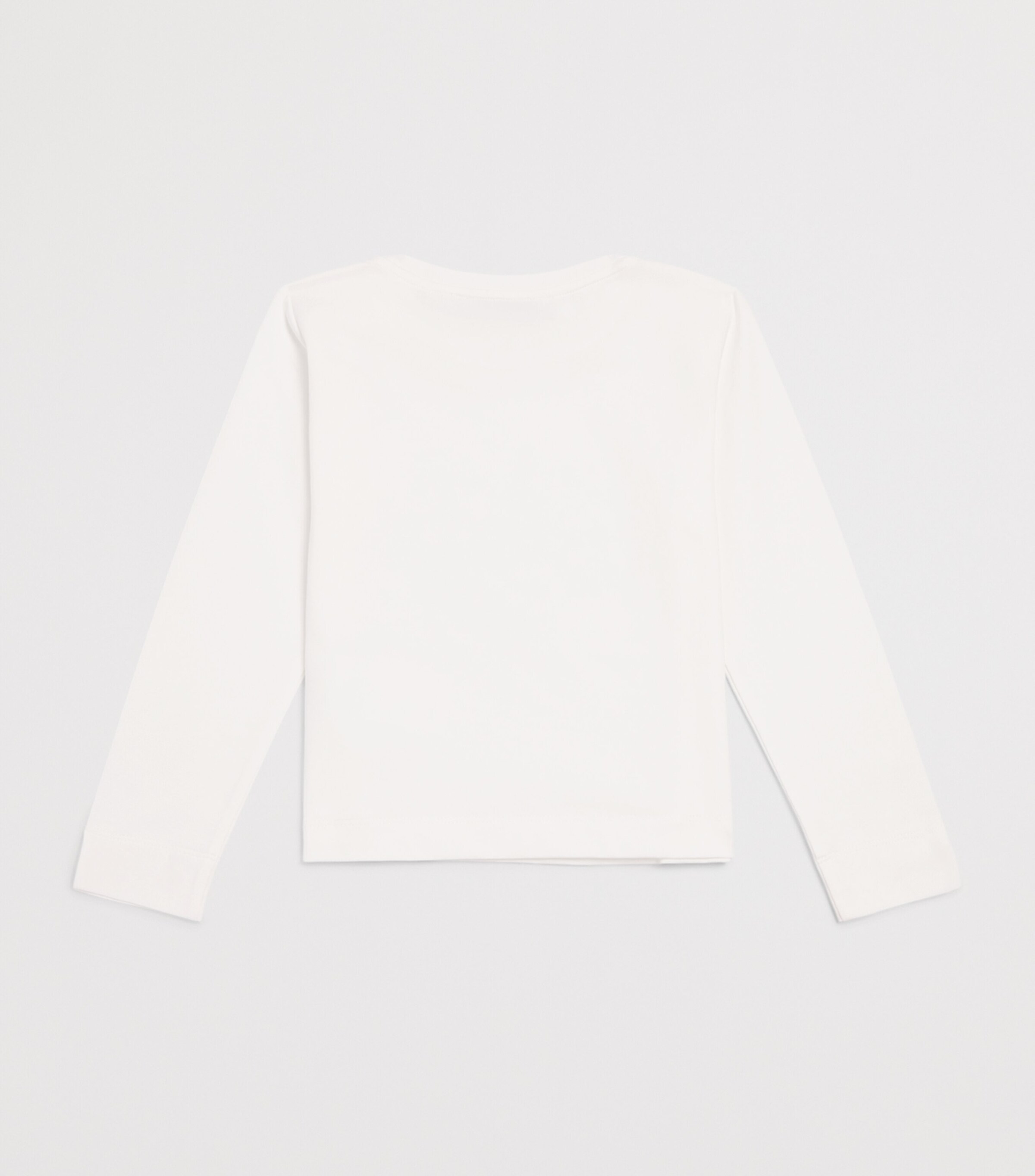 Monnalisa Heart Graphic T-Shirt (4-12 Years) Panna Image 2