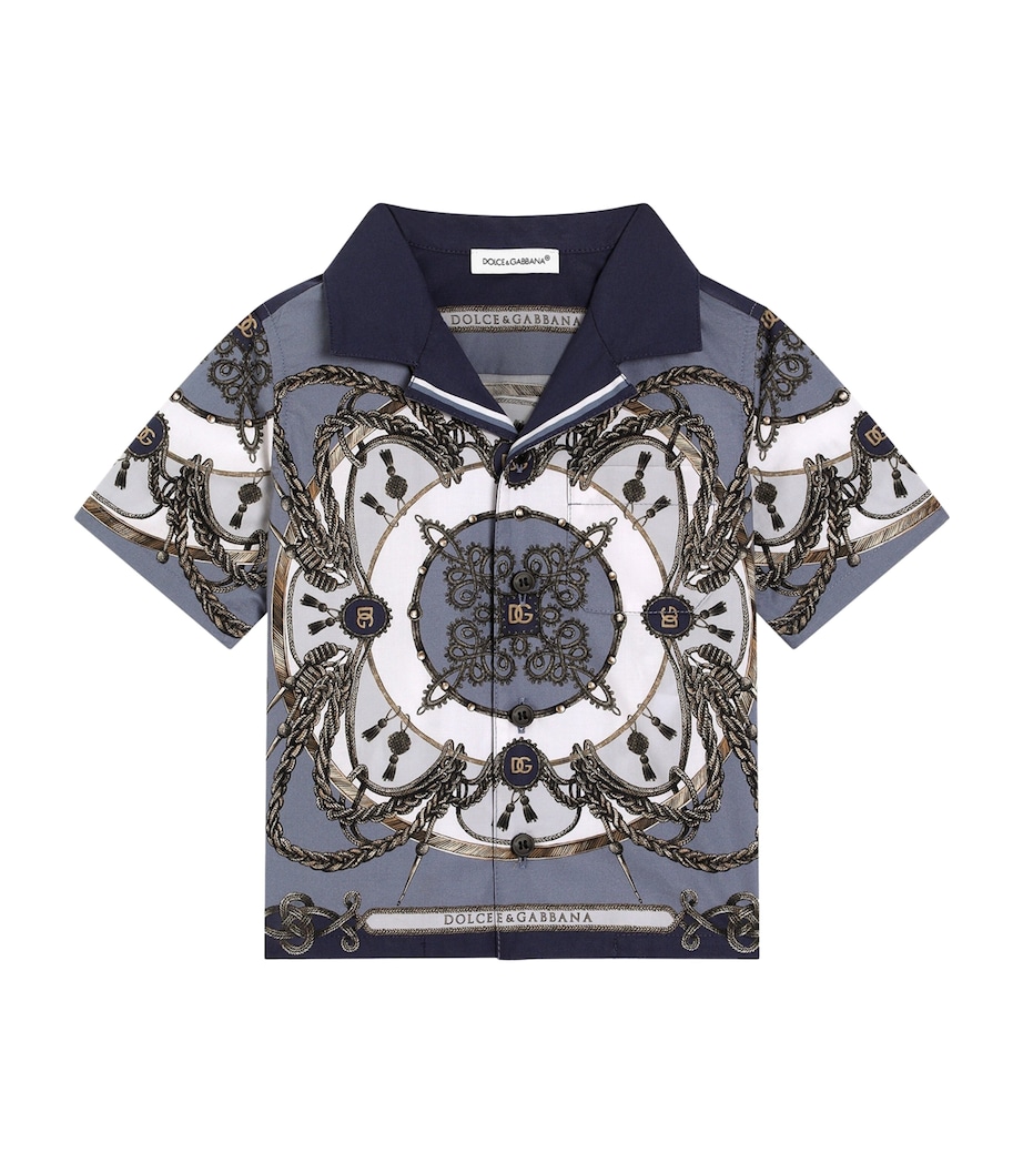 Dolce&Gabbana Kids Cargo Print Shirt (3-30 Months) Cord Image 1