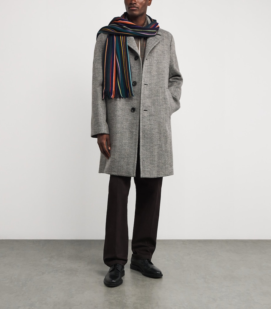 Wool-Cotton Overcoat 72_GREY MELANGE Image 2