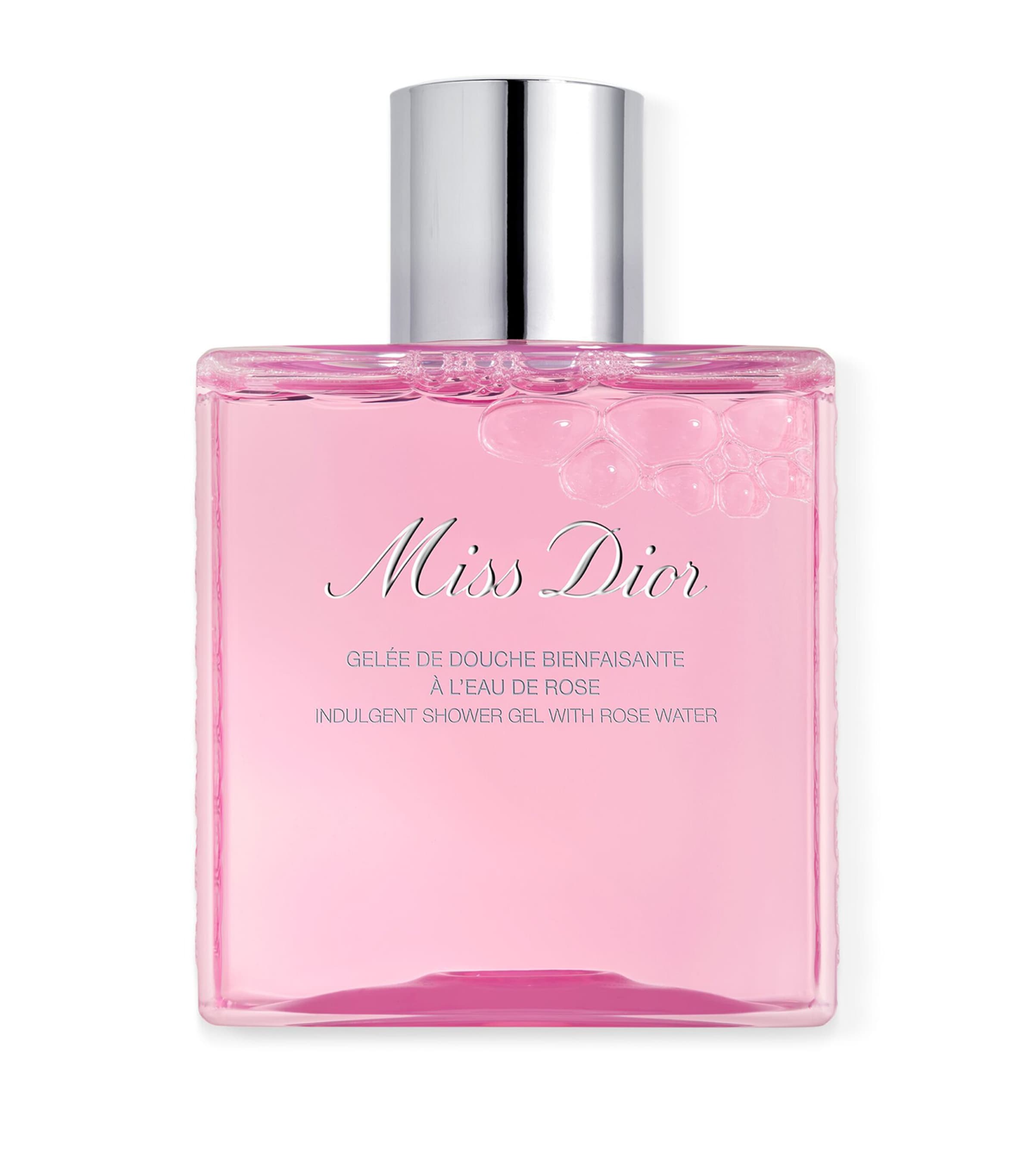 Dior Miss  Indulgent Shower Gel With Rose Water In White