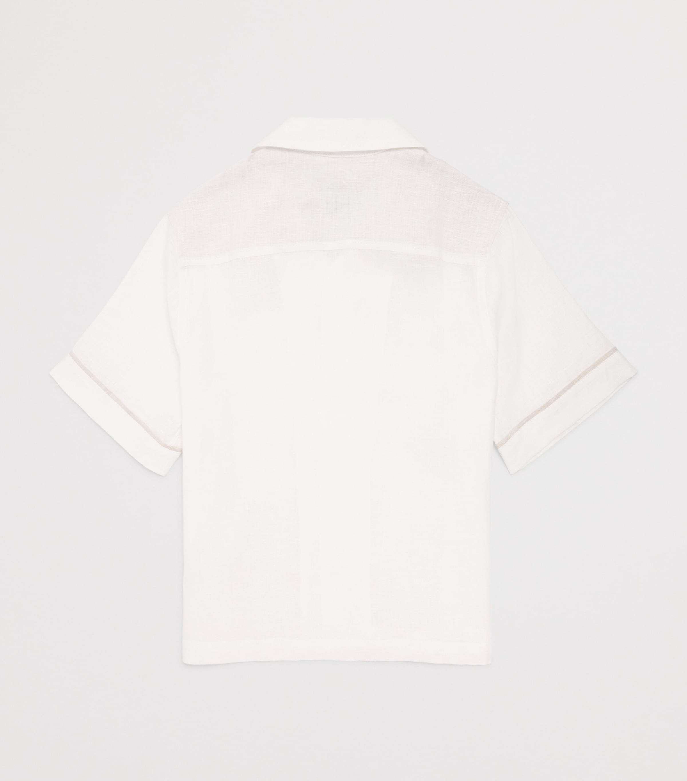 Eleventy Kids Linen Button-Up Shirt (2-16 Years) Image 2