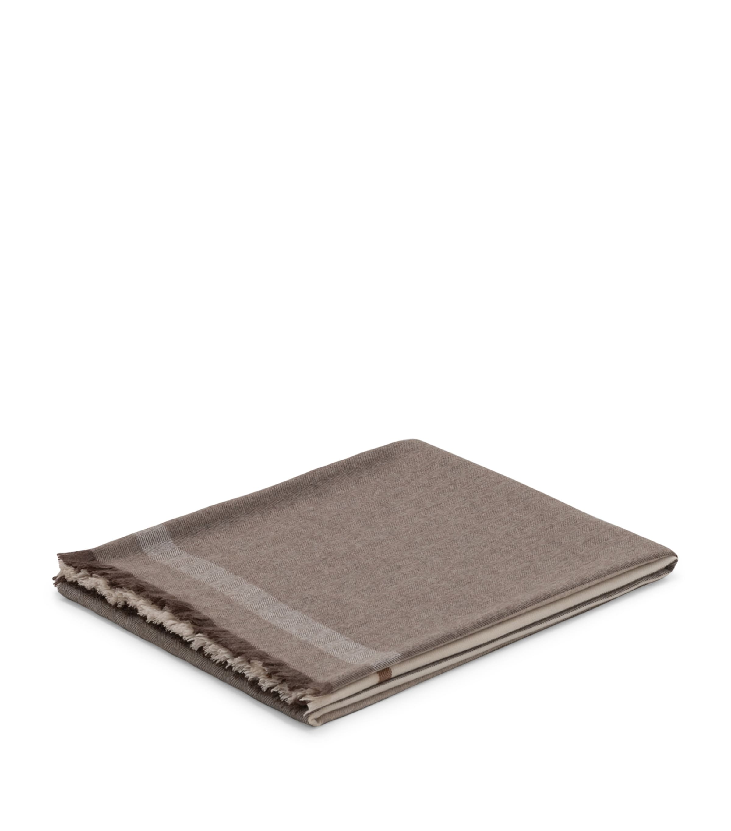 Cashmere Tummel Quatraine Throw (140cm x 185cm) NATURAL Image 3