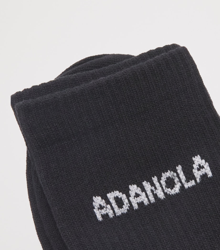 Organic Cotton-Blend Socks BLACK Image 2