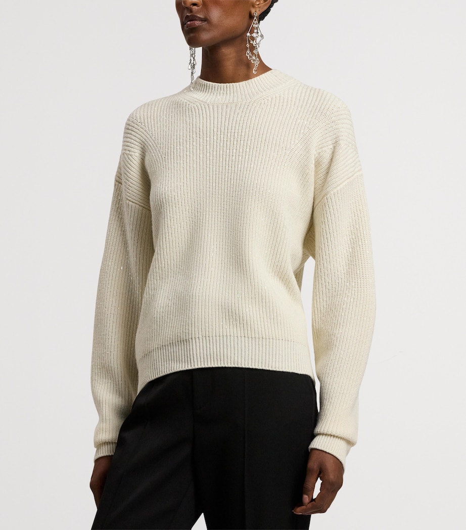 Cashmere Sweater CREAM Image 6