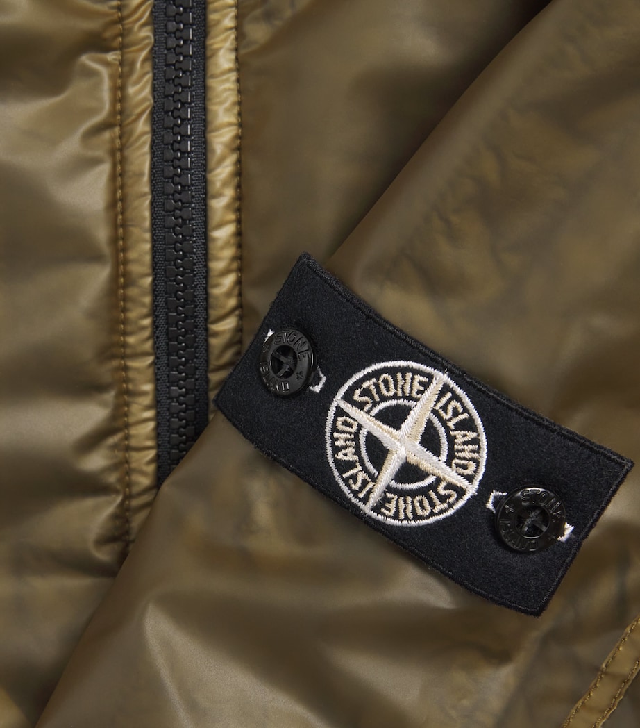 Compass Patch Coat (6-14 Years) V0054MILITARY GREEN Image 3