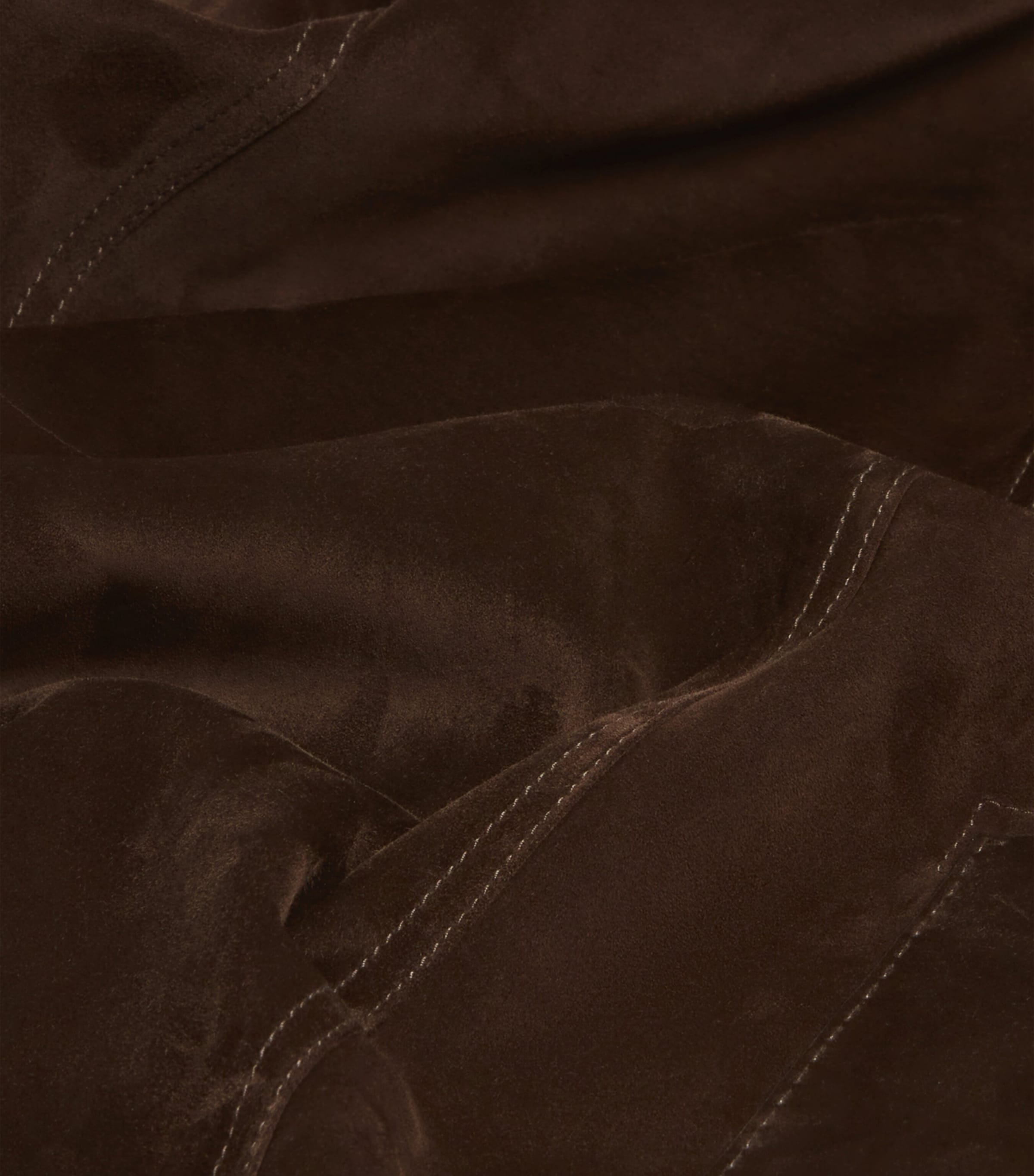 Suede Blazer 203COFFEE Image 8