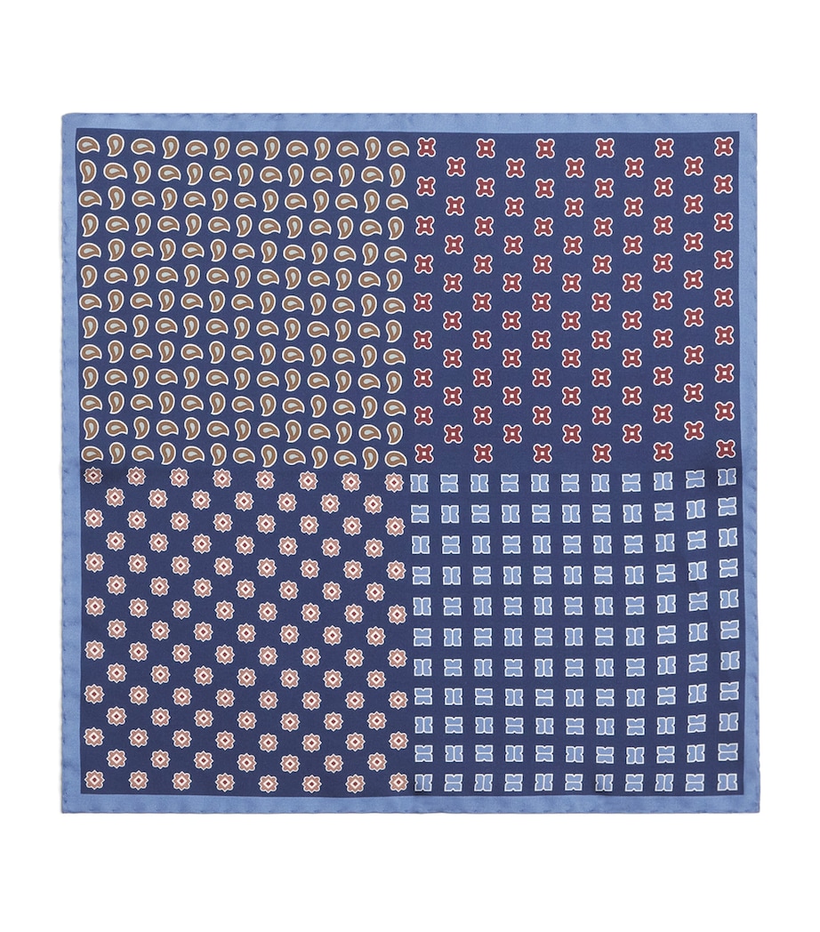 Silk Printed Pocket Square 1 Image 1