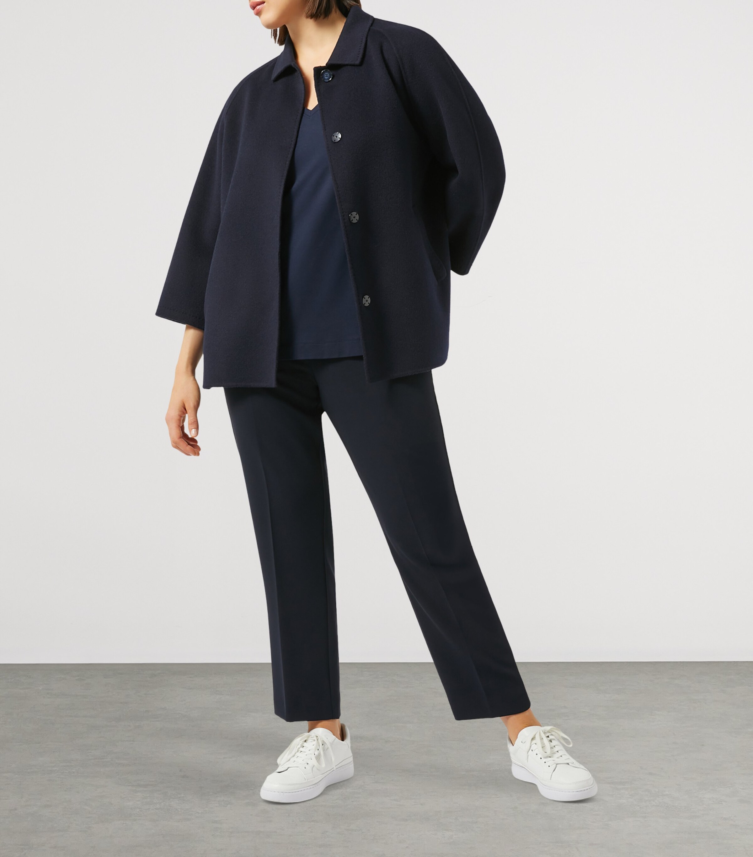 Cady Slim Ravel Trousers MIDNIGHTBLUE Image 5