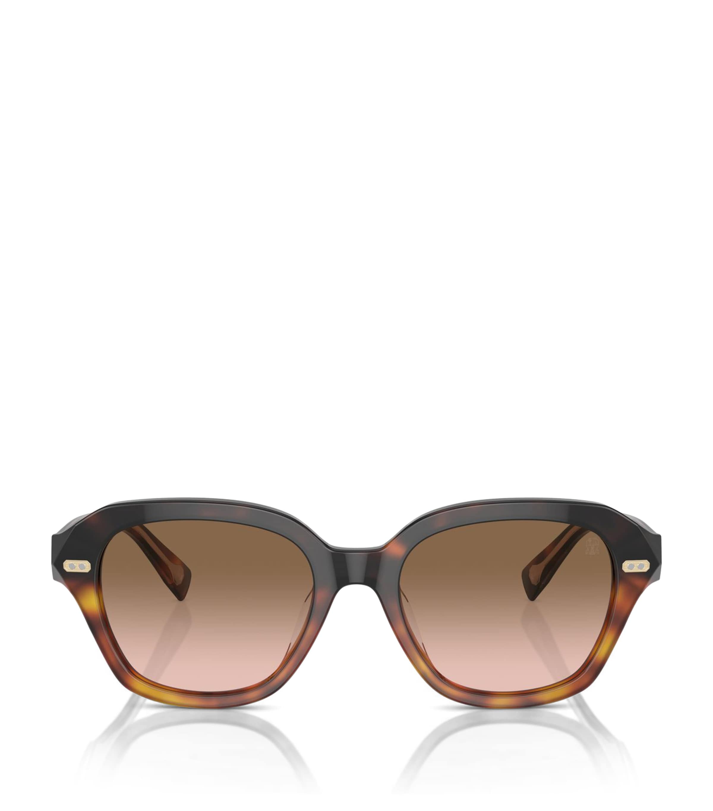 Brunello Cucinelli Bc4004s Round-frame Sunglasses In Brown