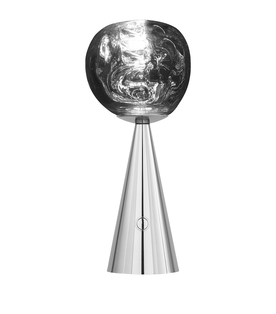 Portable Melt Table Lamp SILVER Image 1