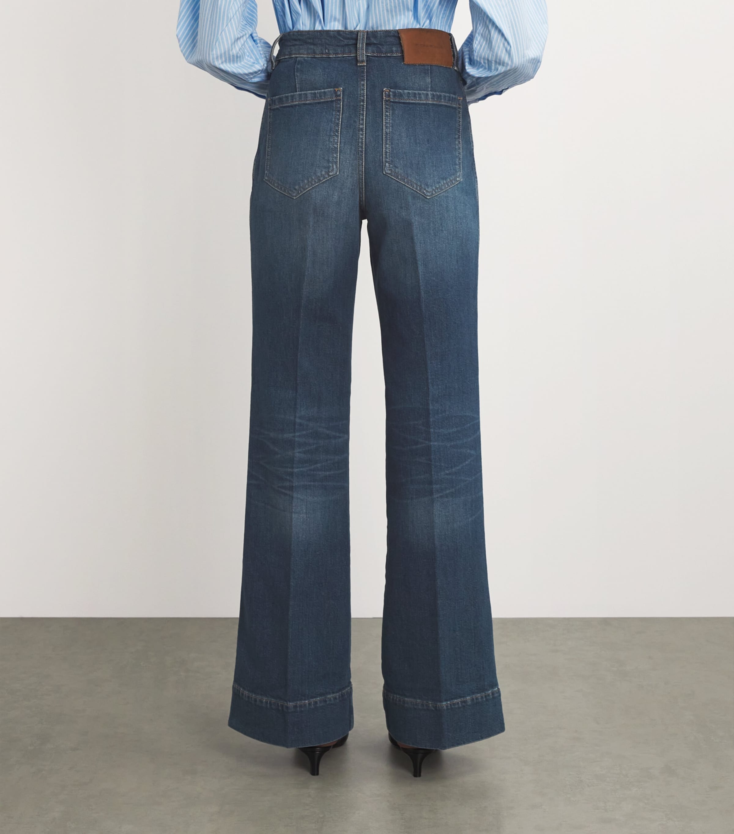 Alina Flared Jeans HVY VNTG INDGO 8949 Image 4