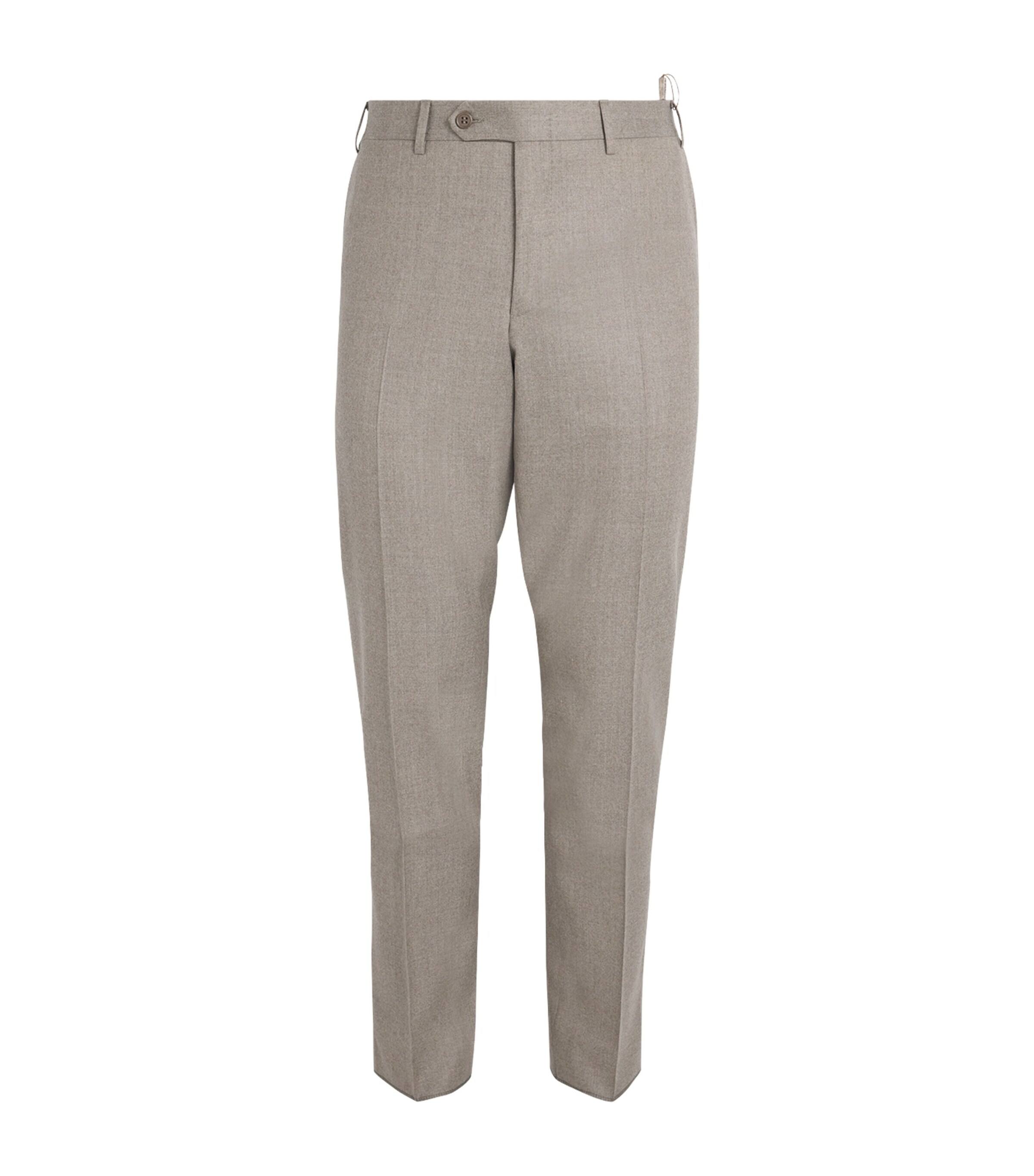 Canali Mens Wool Chinos Image 1