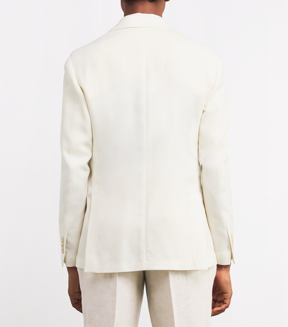 Wool-Blend Iconic Drop 7 Blazer 120 Image 4