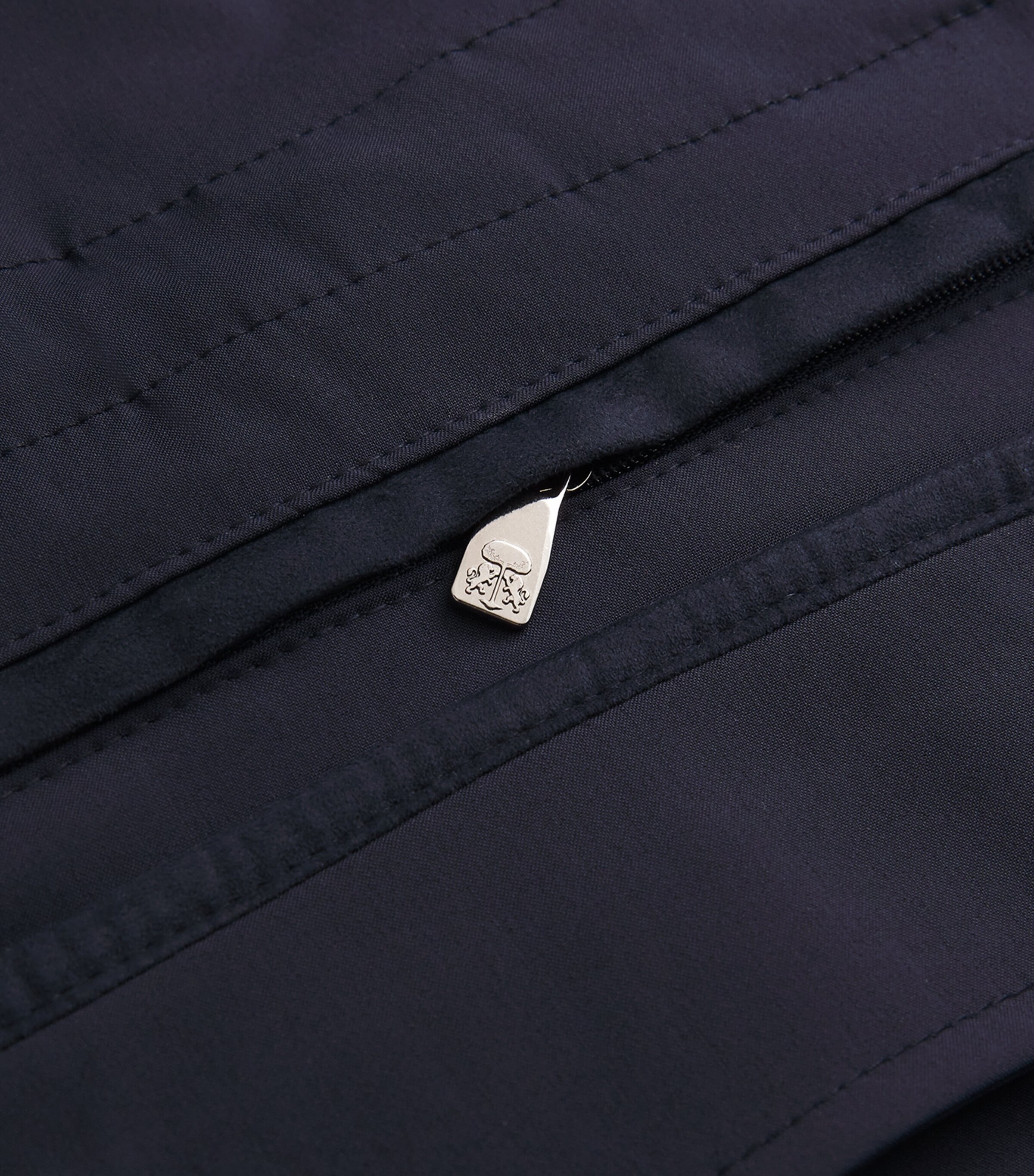 Virgin Wool-Blend Jacket 002 DARK BLUE Image 5