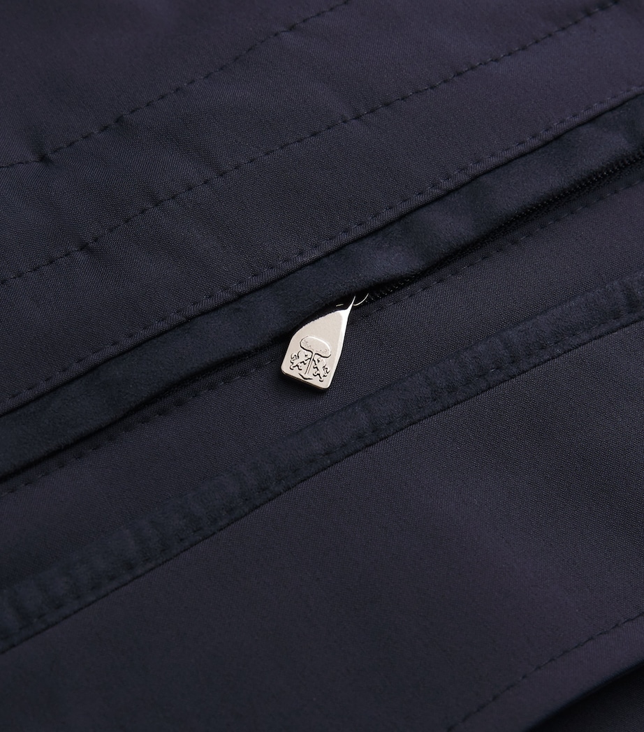 Virgin Wool-Blend Jacket 002 DARK BLUE Image 5